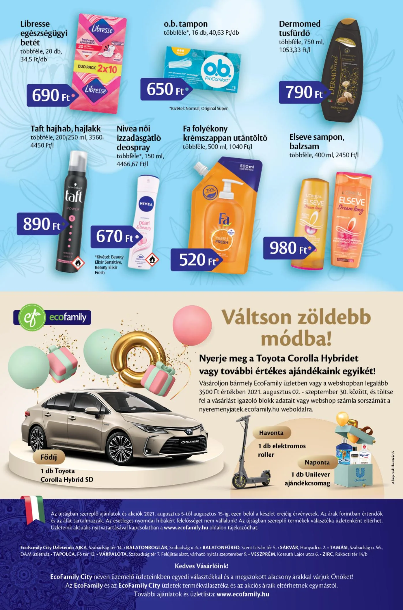 EcoFamily akciós újság City 08.05–08.15 – 4. oldal