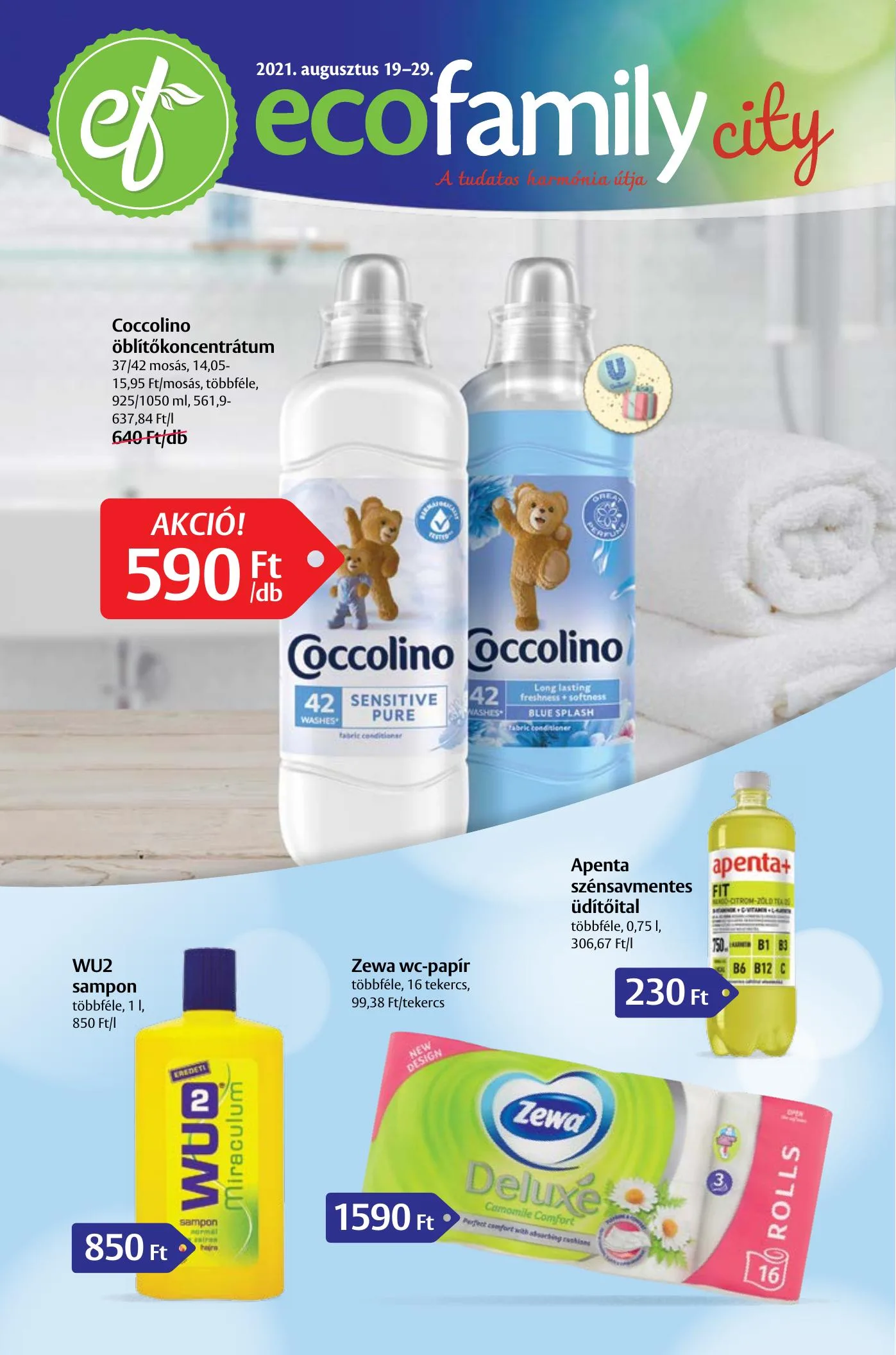 EcoFamily akciós újság City 08.19–08.29