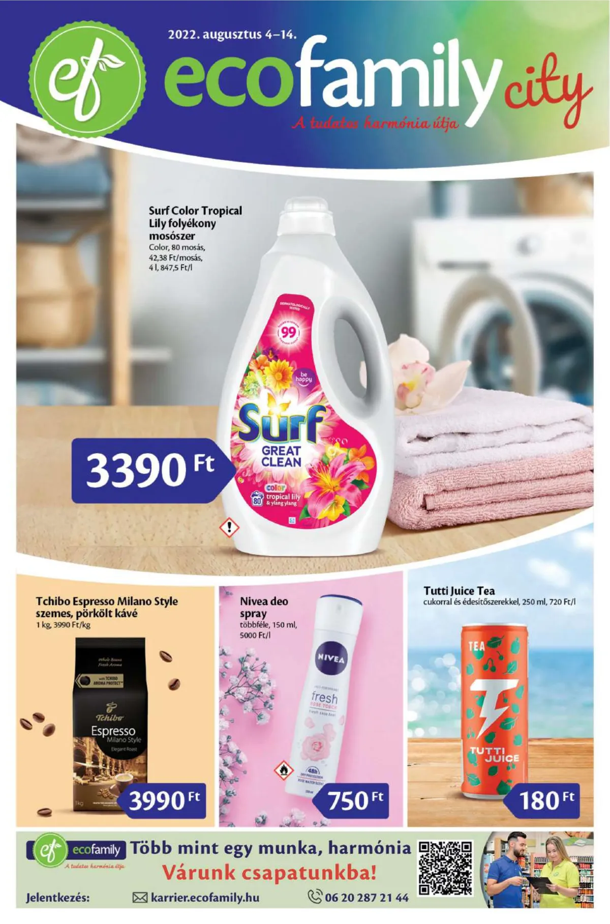 EcoFamily akciós újság City 08.04–08.14