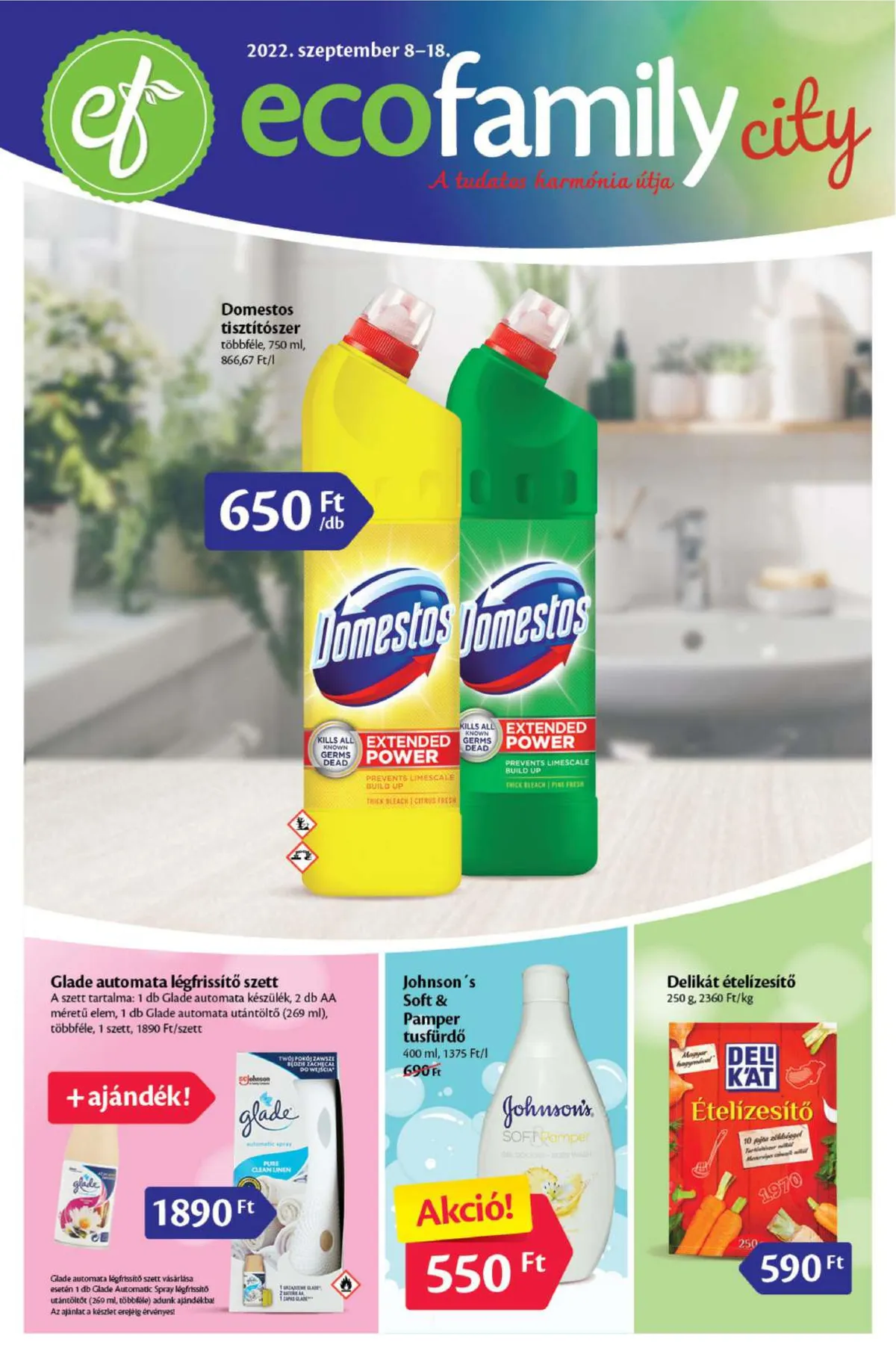 EcoFamily akciós újság City 09.08–09.18