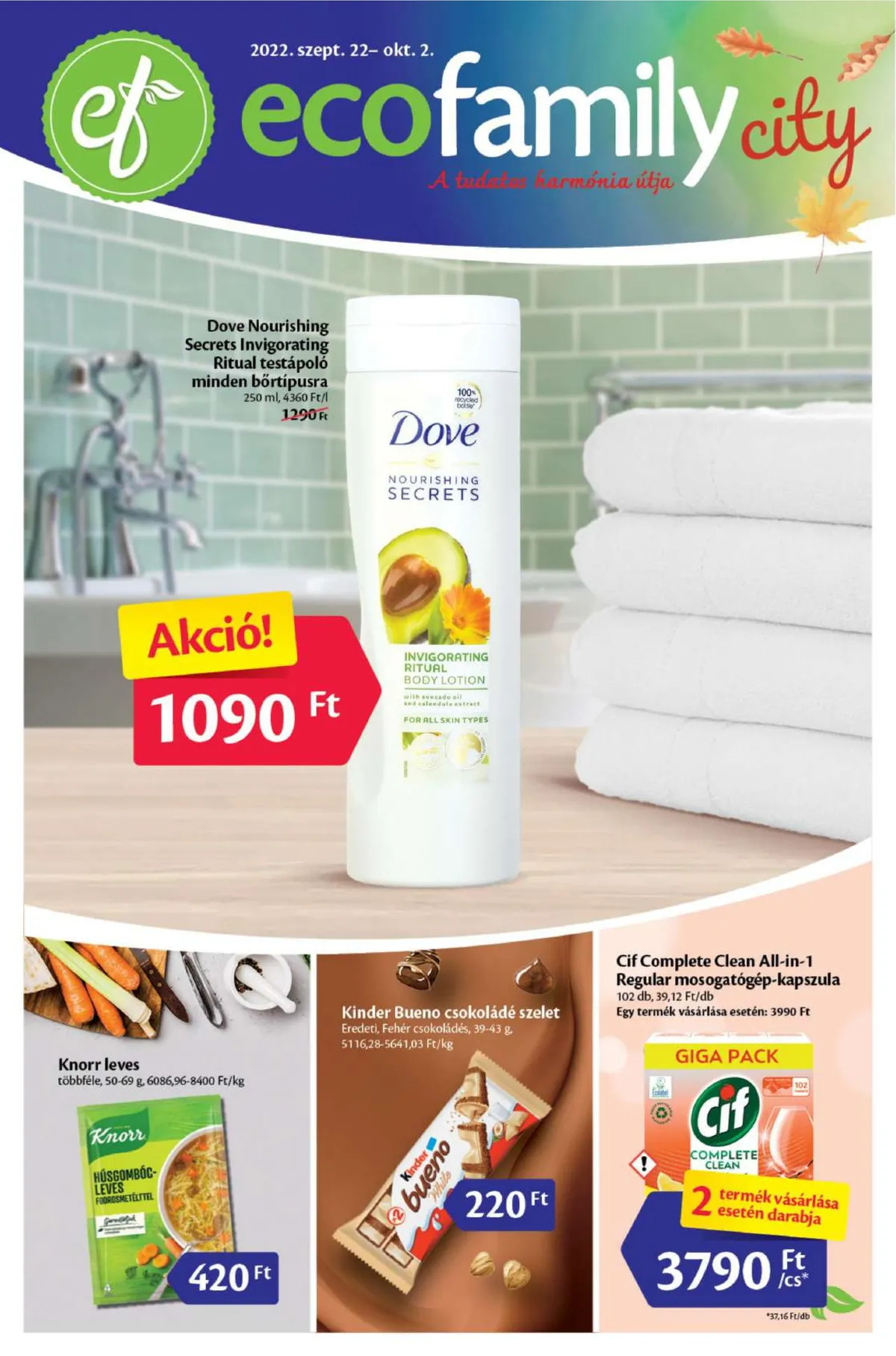 EcoFamily akciós újság City 09.22–10.02