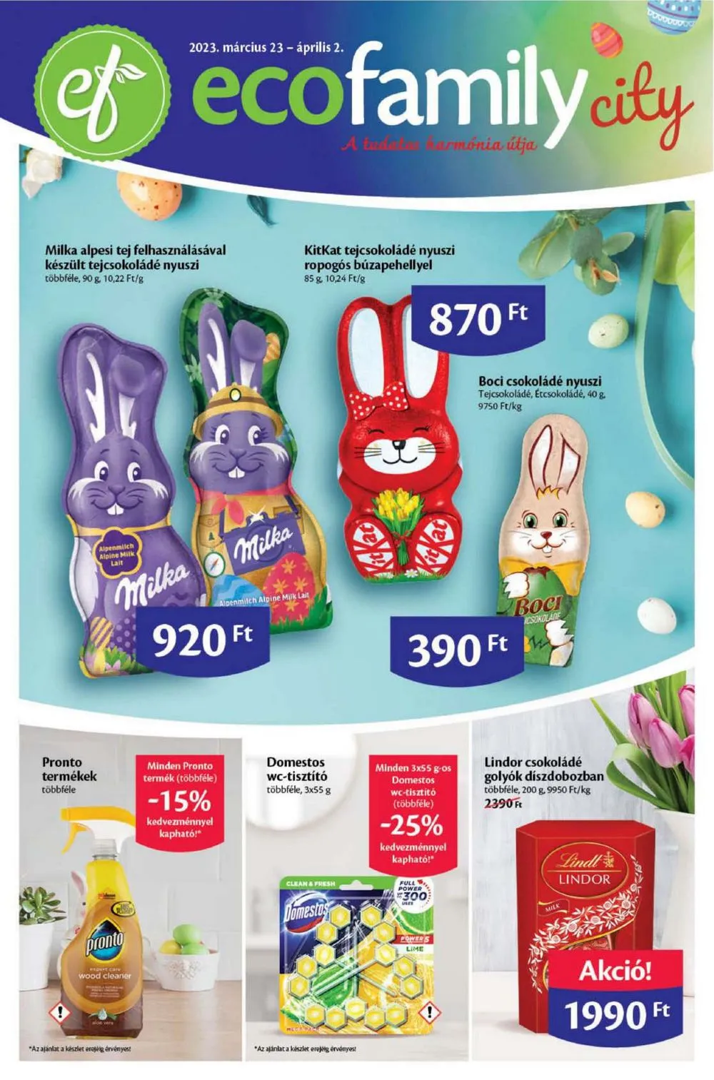 EcoFamily akciós újság City 03.23–04.02