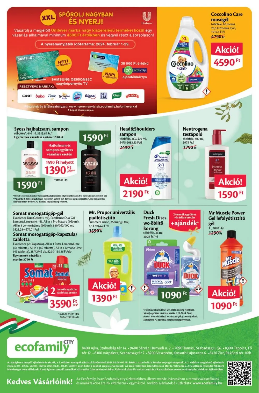 EcoFamily akciós újság City 02.08–02.18 – 4. oldal