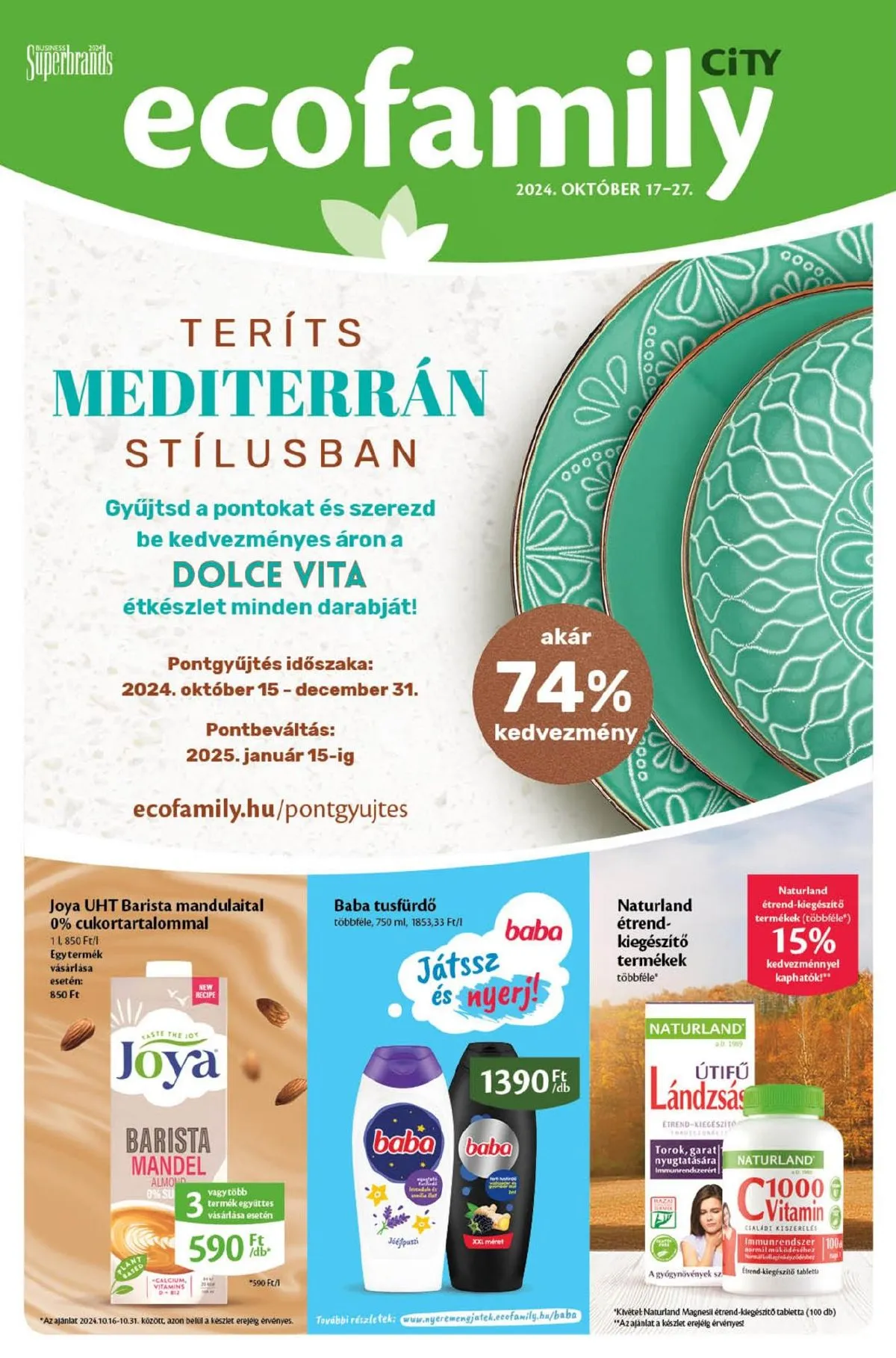 EcoFamily akciós újság City 10.17–10.27