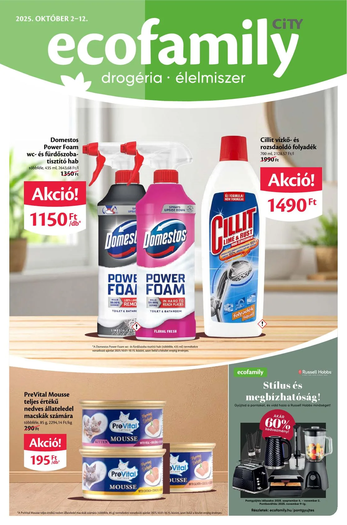 EcoFamily akciós újság City 10.02–10.12