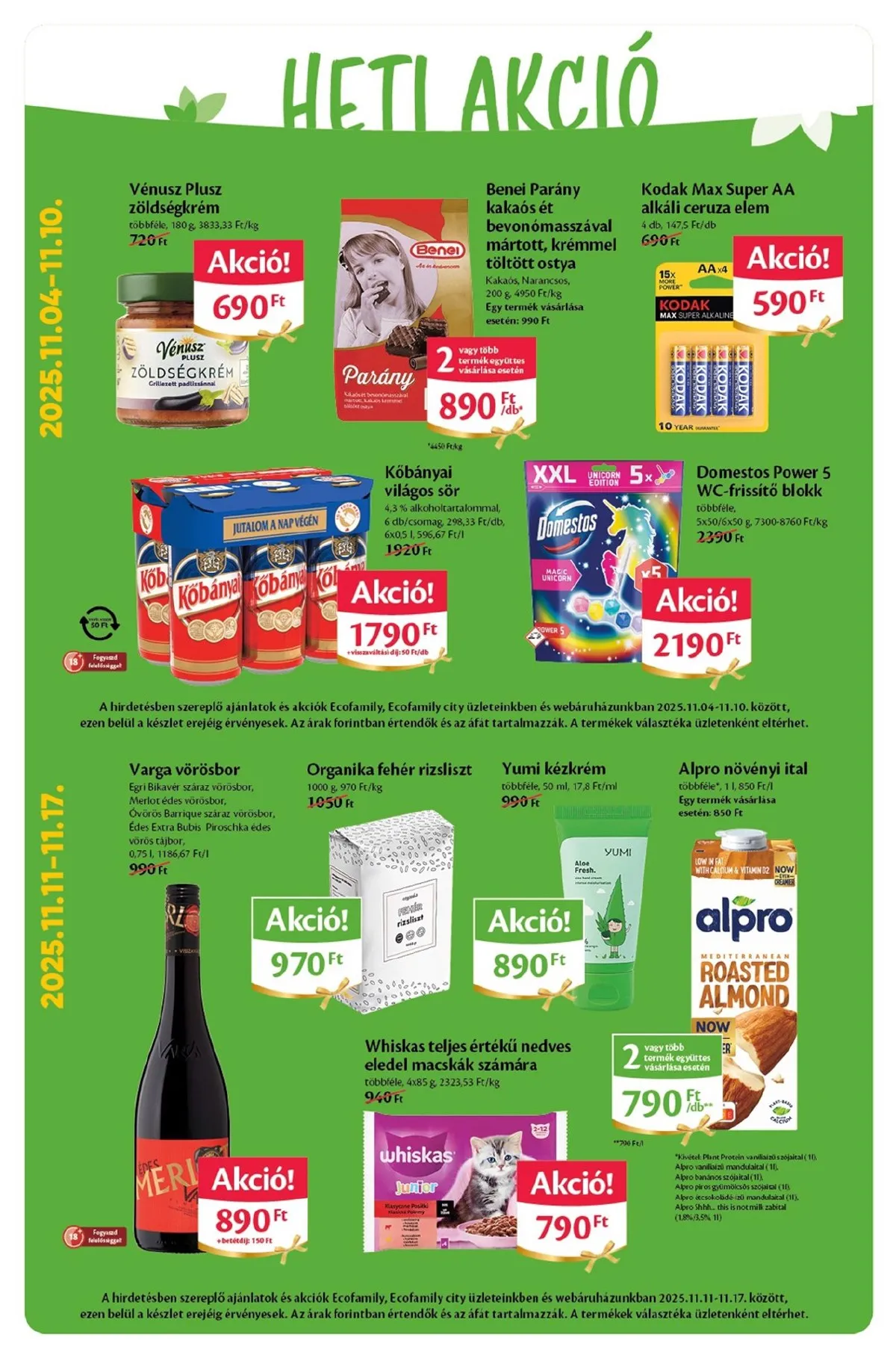 EcoFamily akciós újság City 11.05–11.16 – 6. oldal
