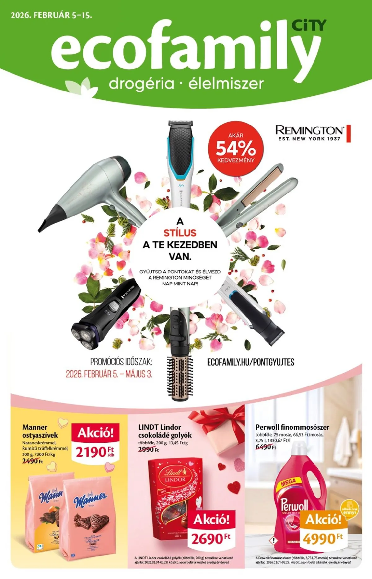 EcoFamily akciós újság City 02.05–02.15