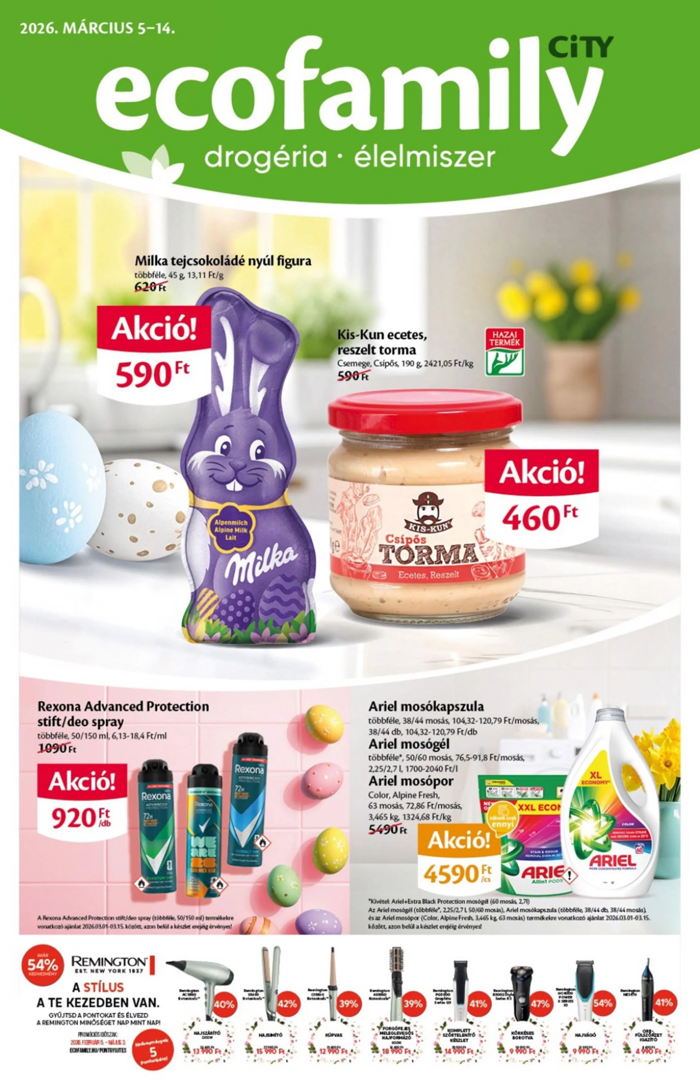 EcoFamily akciós újság City 03.05–03.14