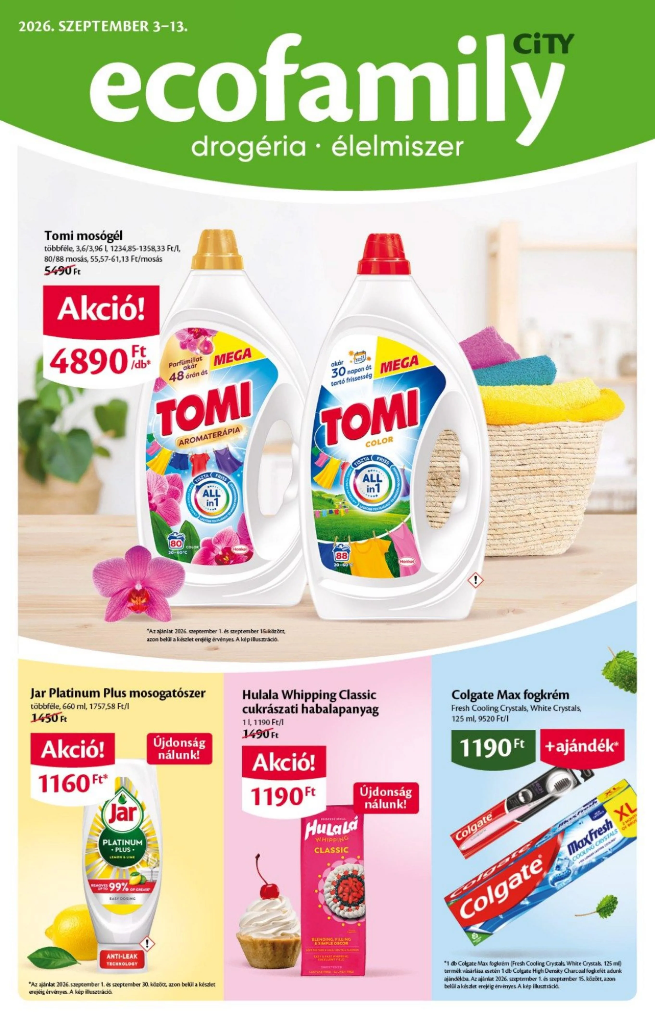 EcoFamily akciós újság City 09.03–09.13
