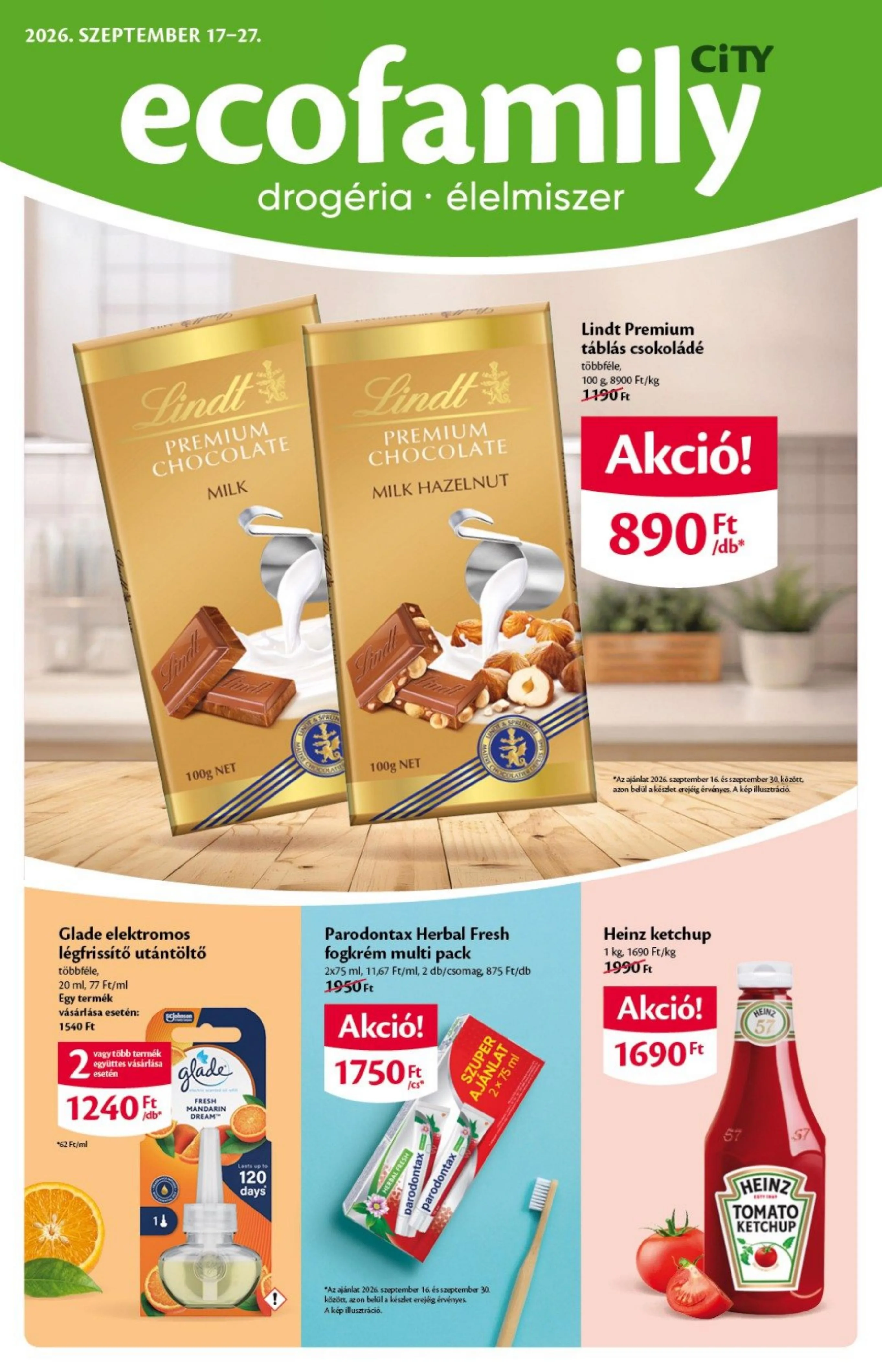 EcoFamily akciós újság City 09.17–09.27