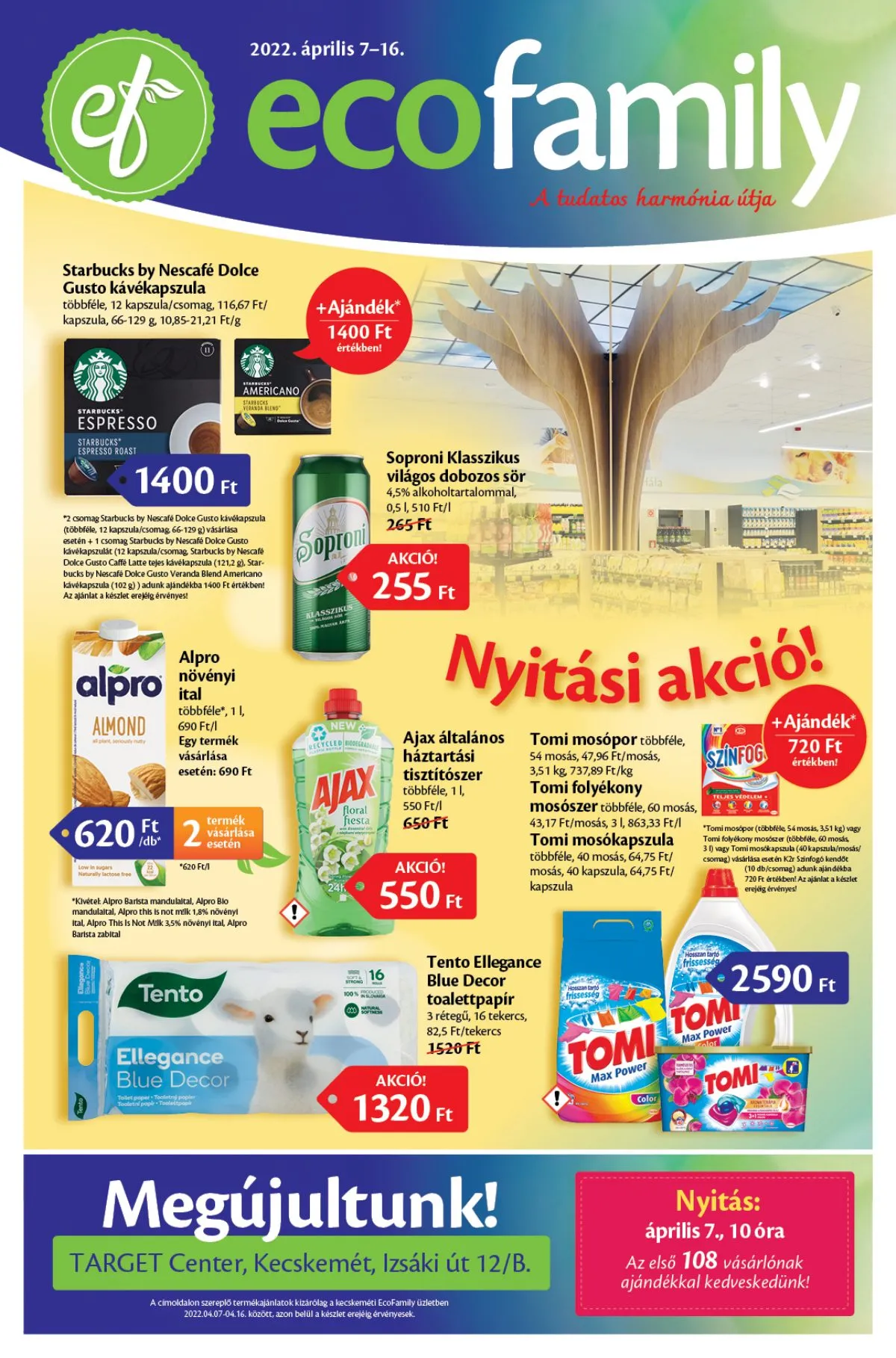 EcoFamily akciós újság Kecskemét 04.07–04.16
