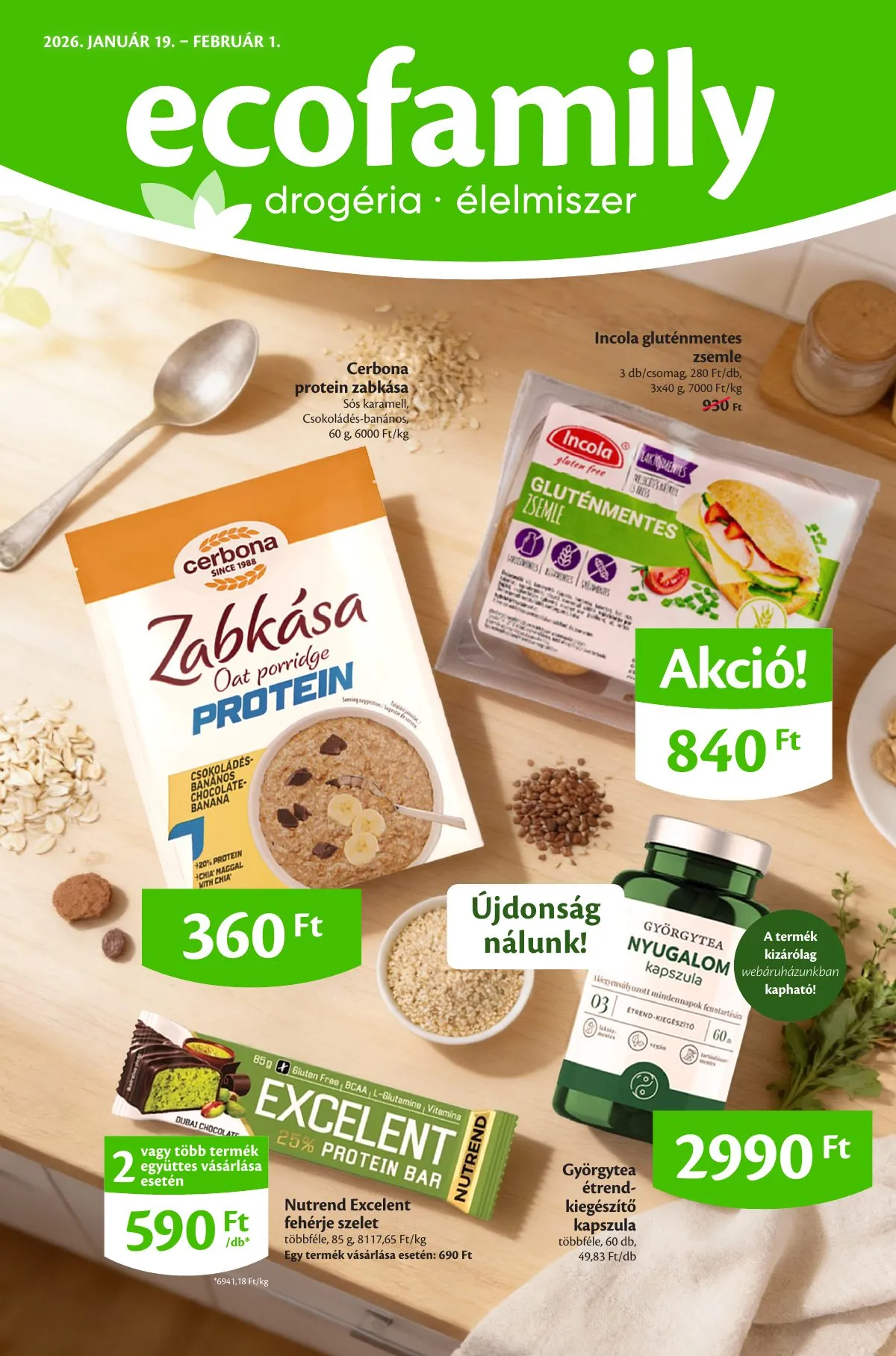 EcoFamily akciós újság Online 01.19–02.01