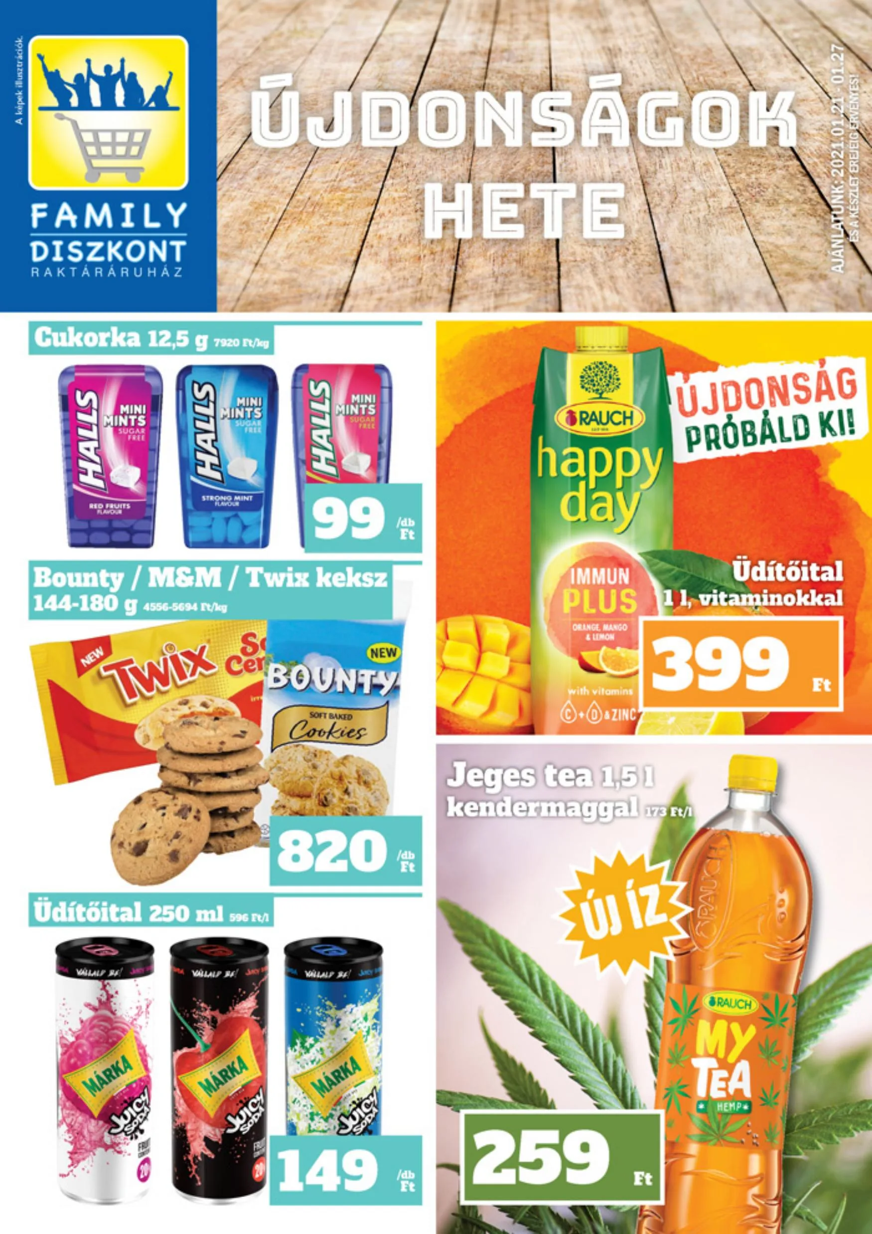 Family akciós újság Diszkont 01.21–01.27