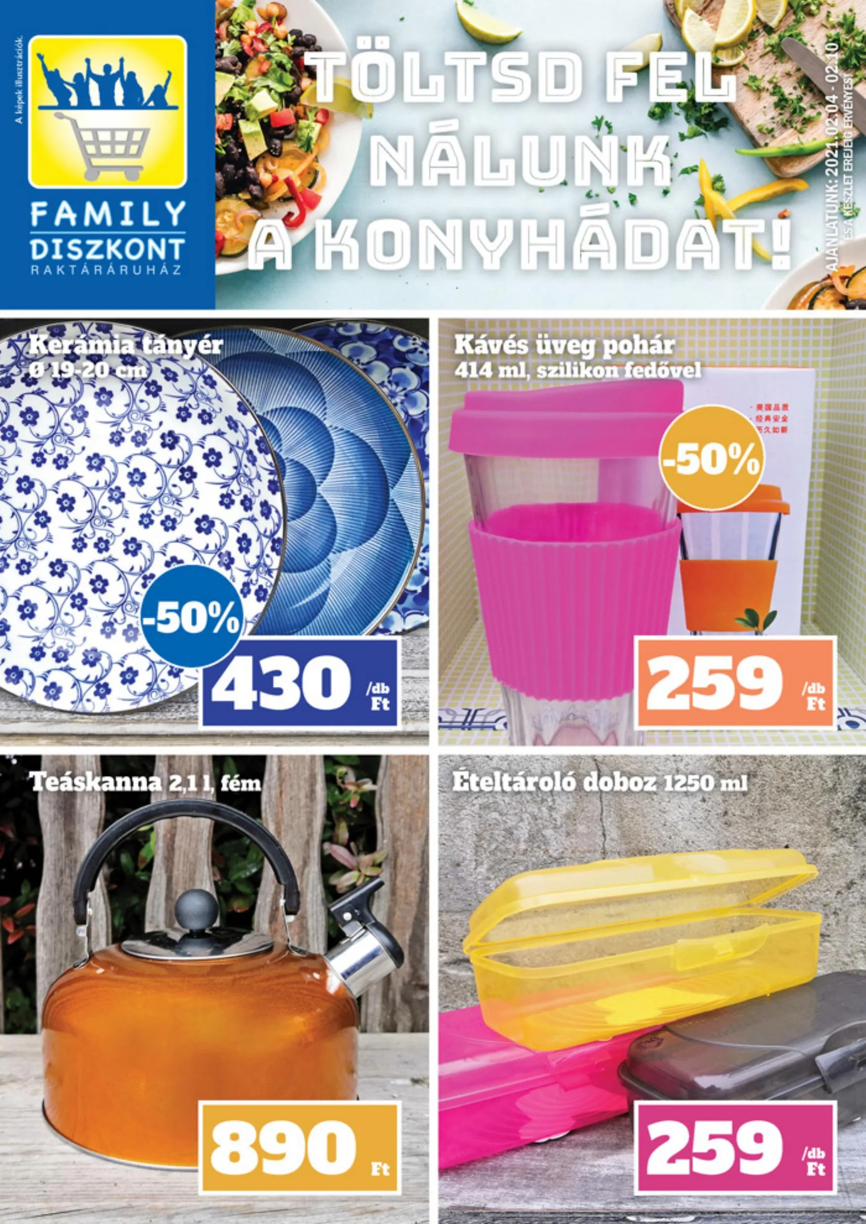 Family akciós újság Diszkont 02.04–02.10