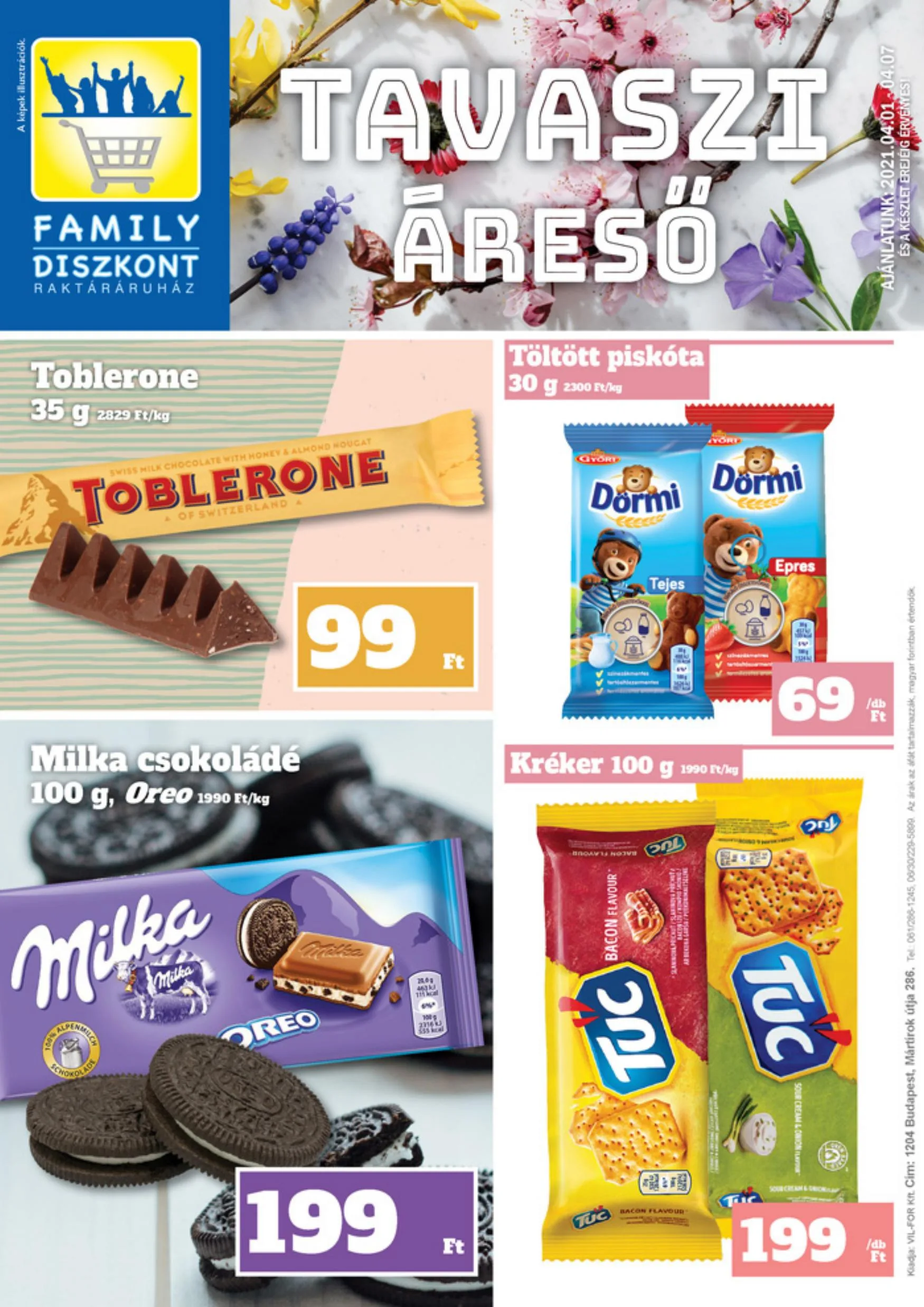 Family akciós újság Diszkont 04.01–04.07