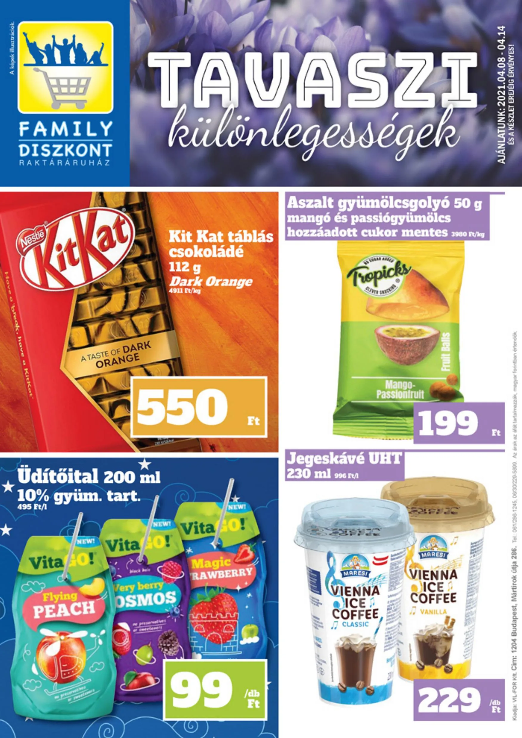 Family akciós újság Diszkont 04.08–04.14