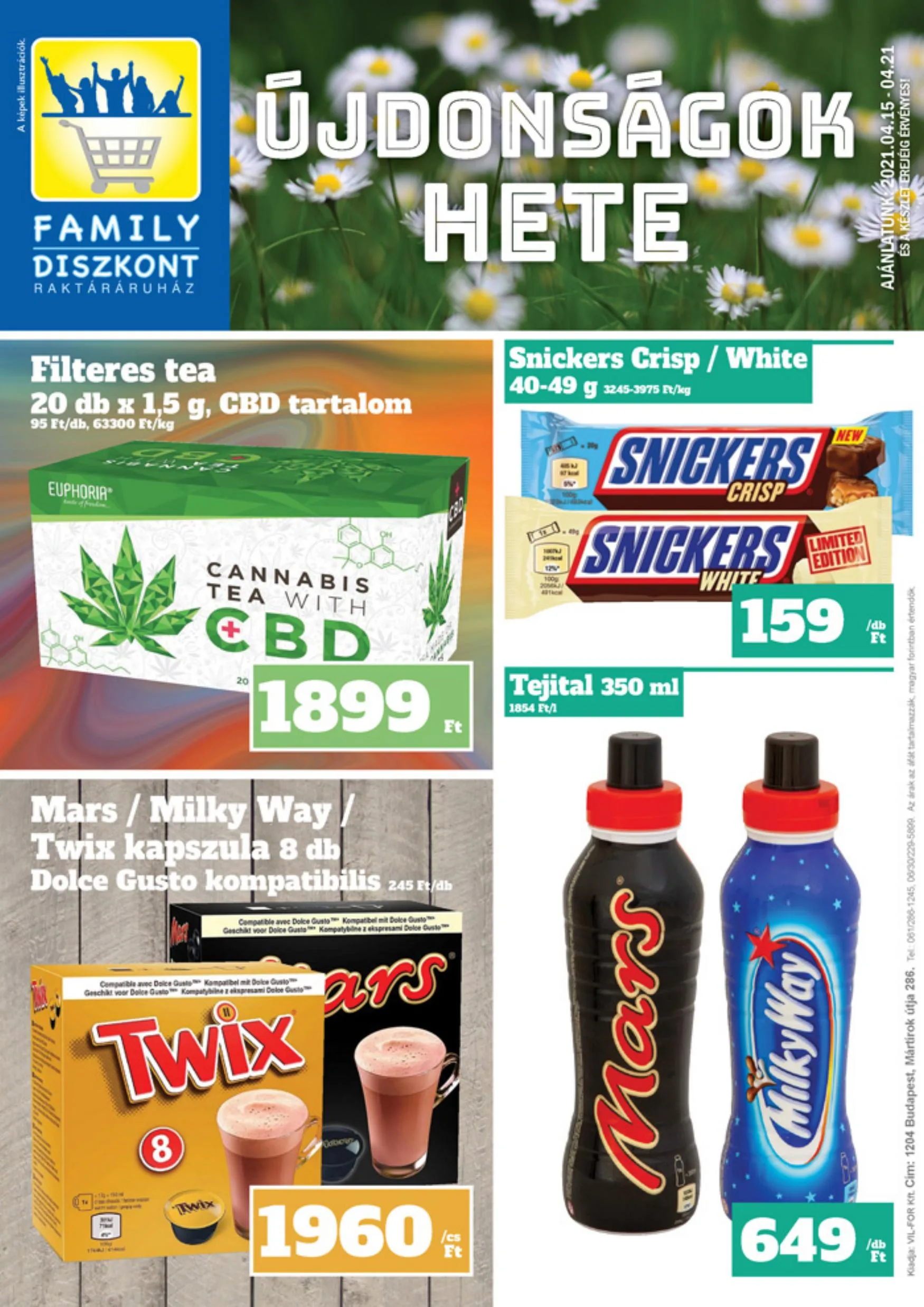 Family akciós újság Diszkont 04.15–04.21