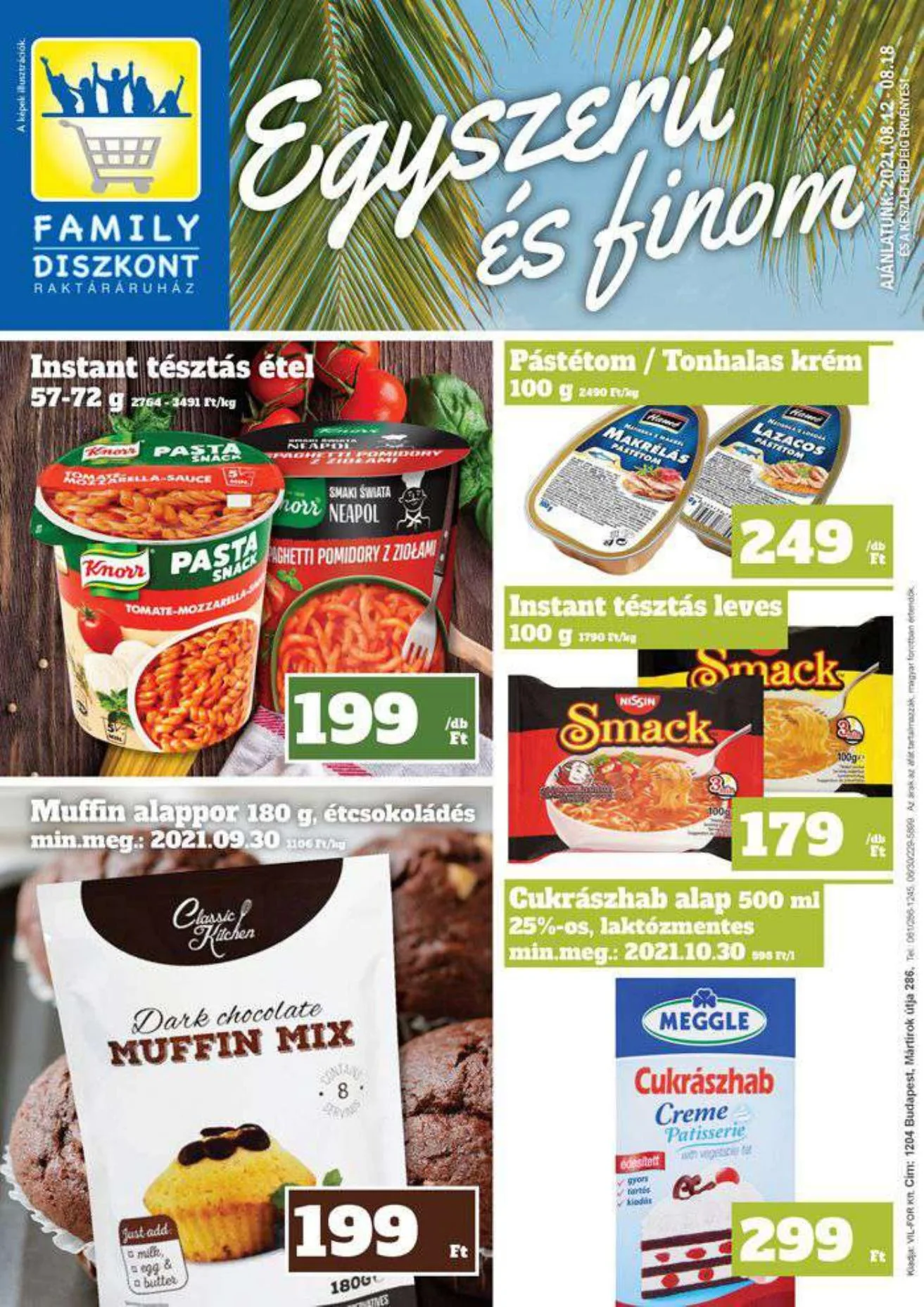 Family akciós újság Diszkont 08.12–08.18