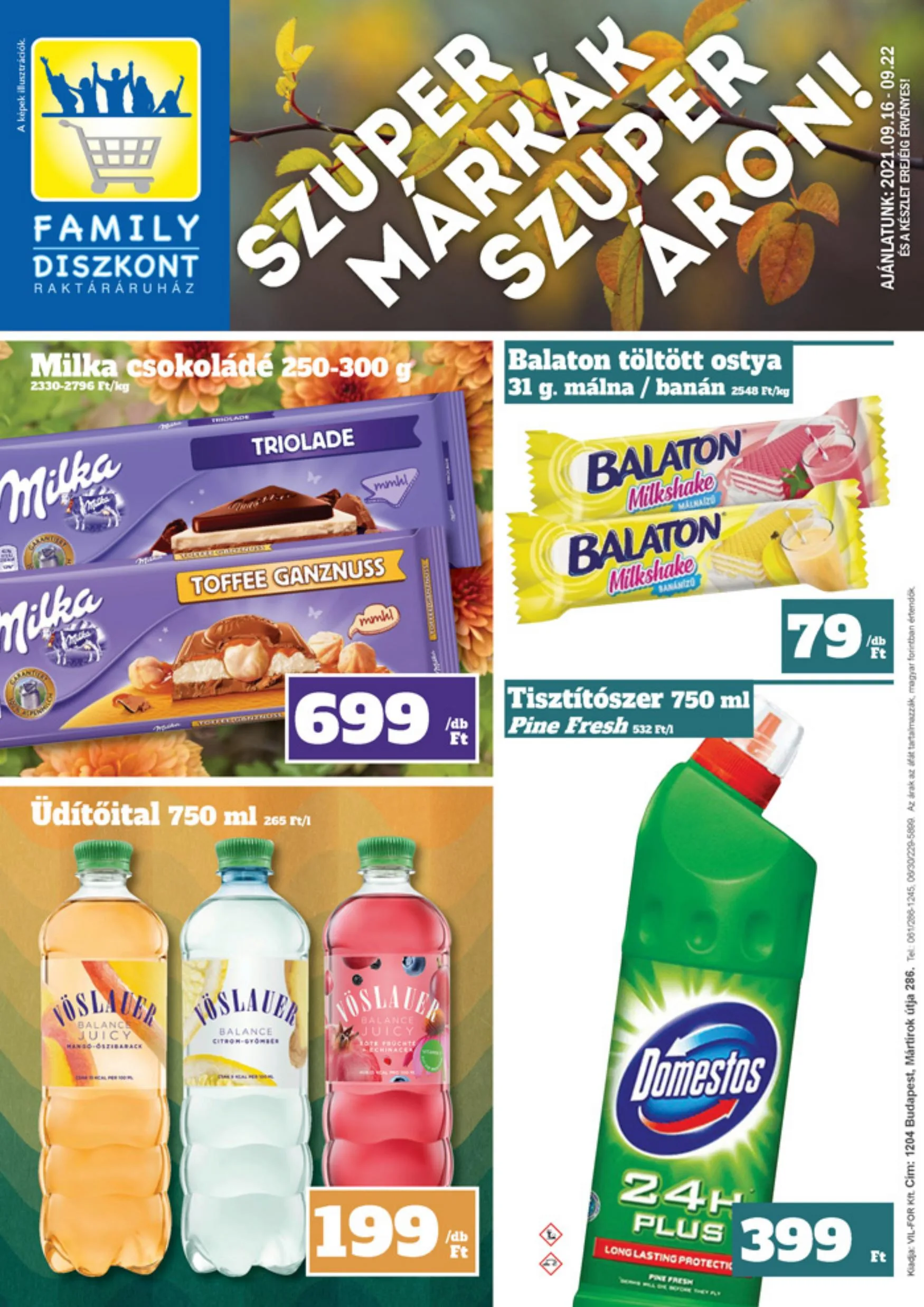 Family akciós újság Diszkont 09.16–09.22
