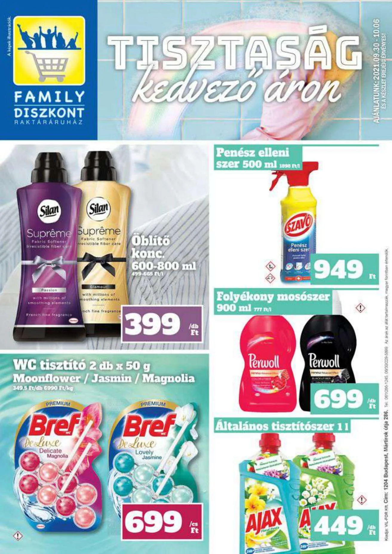 Family akciós újság Diszkont 09.30–10.06