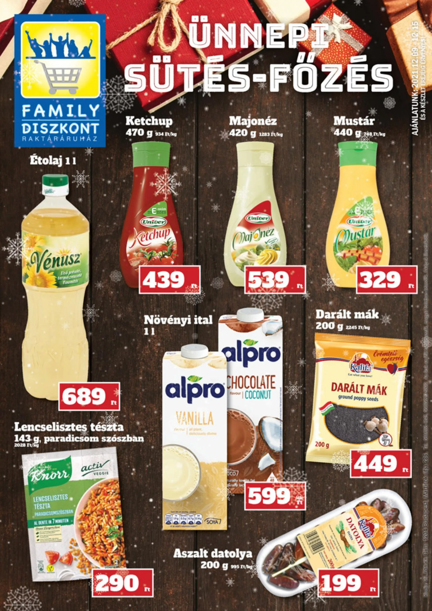 Family akciós újság Diszkont 12.09–12.15