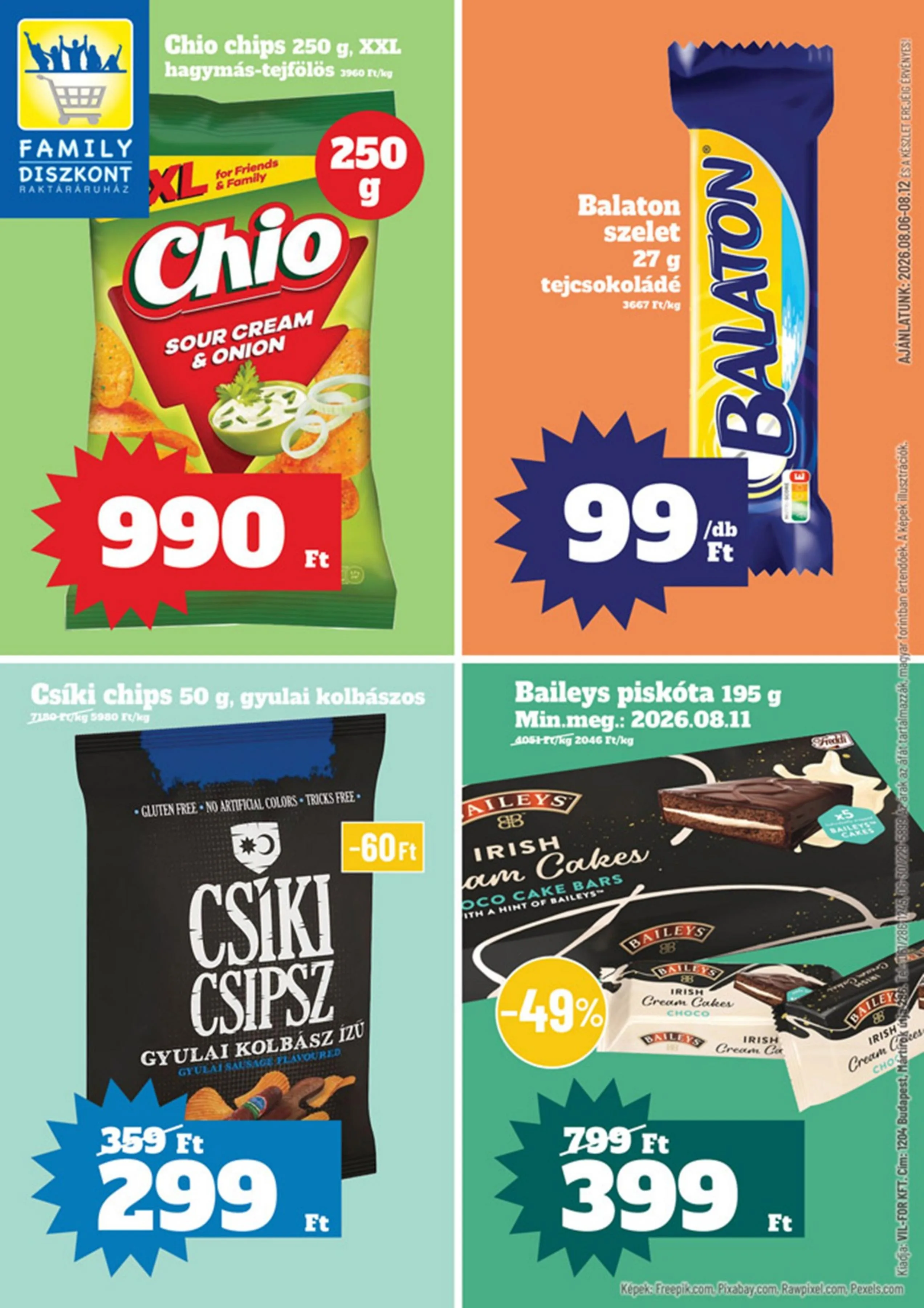 Family akciós újság Diszkont 08.06–08.12