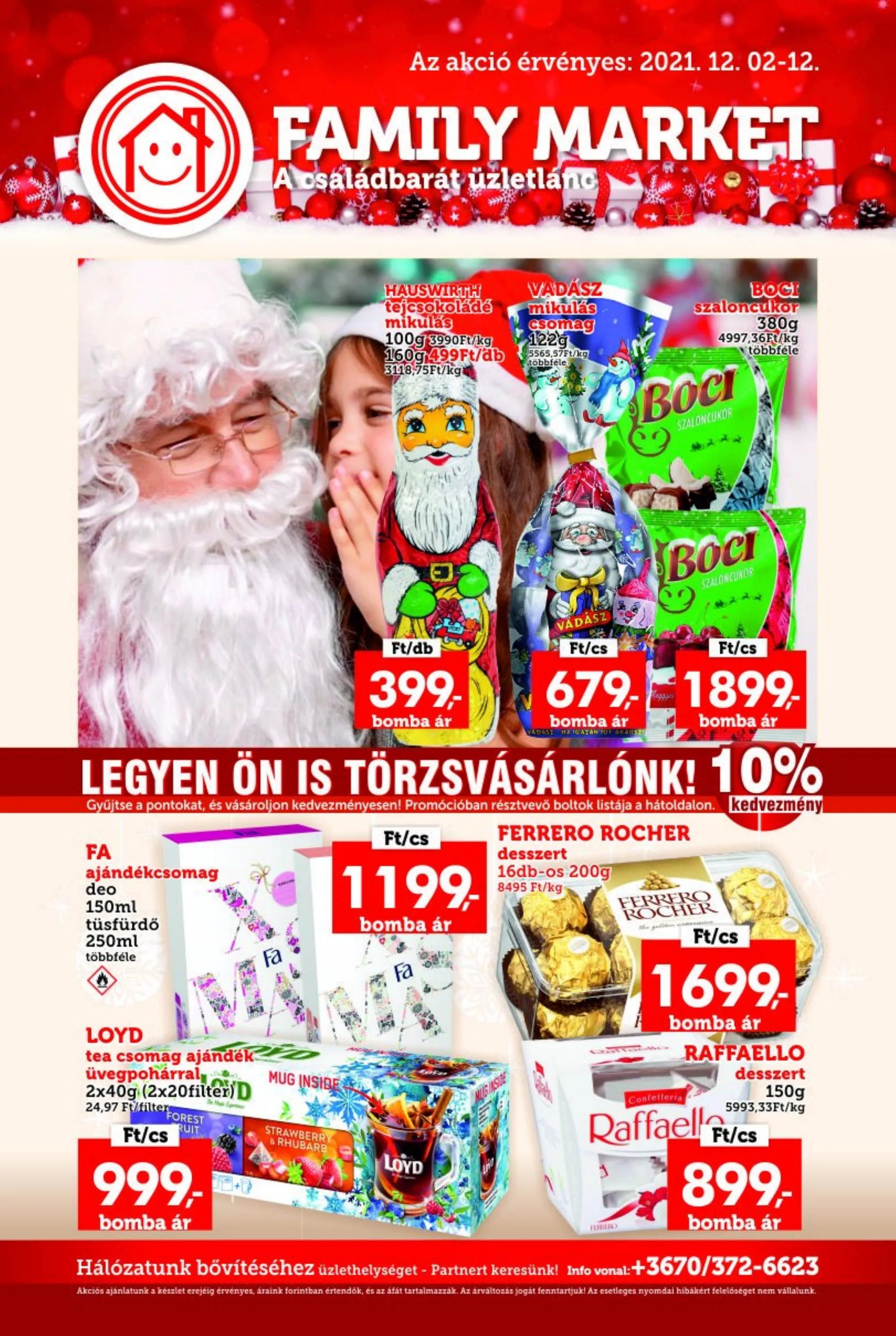 Family akciós újság Market 12.02–12.12