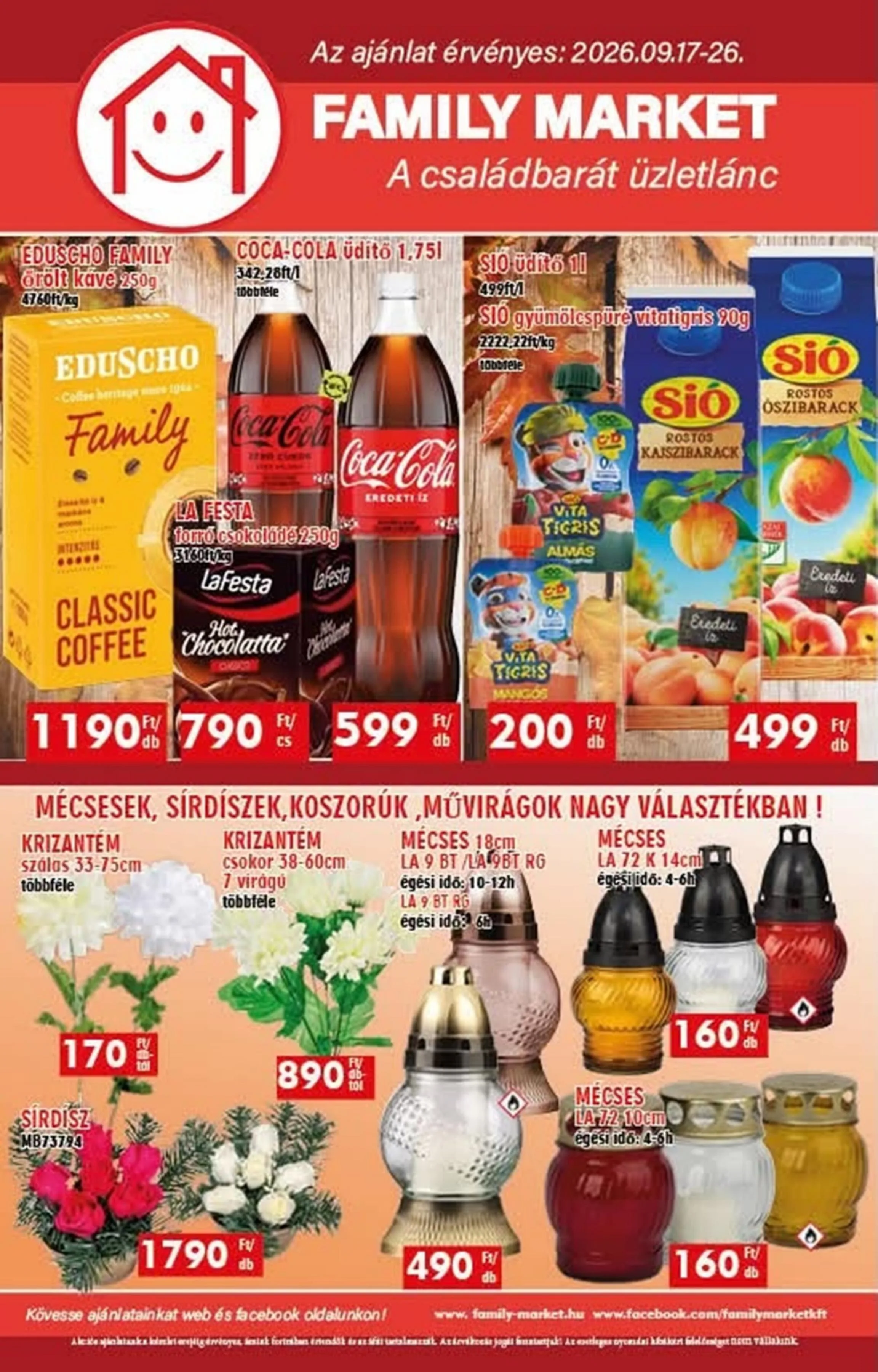 Family akciós újság Market 09.17–09.26