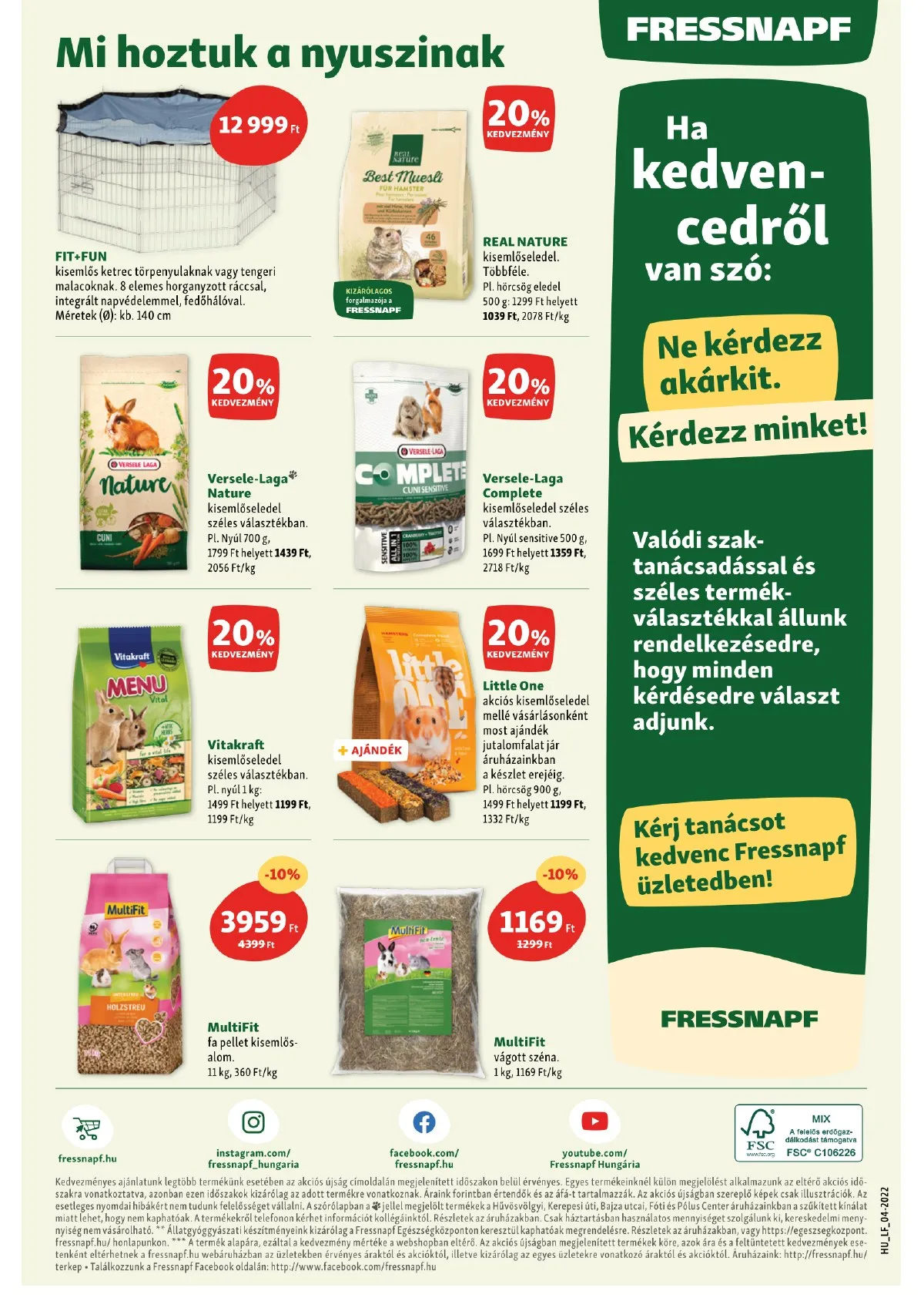 Fressnapf akciós újság 04.07–04.13 – 8. oldal