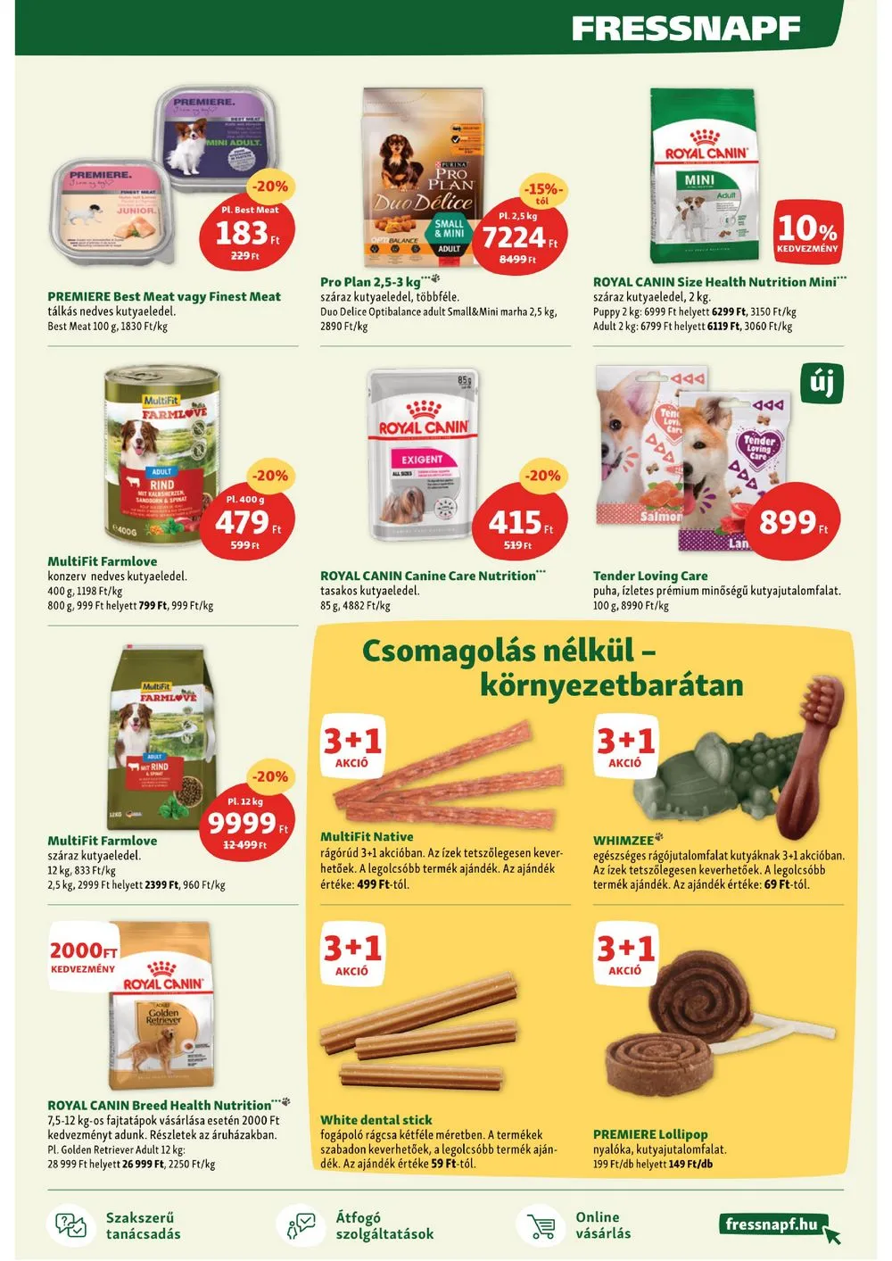 Fressnapf akciós újság 01.12–01.18 – 3. oldal
