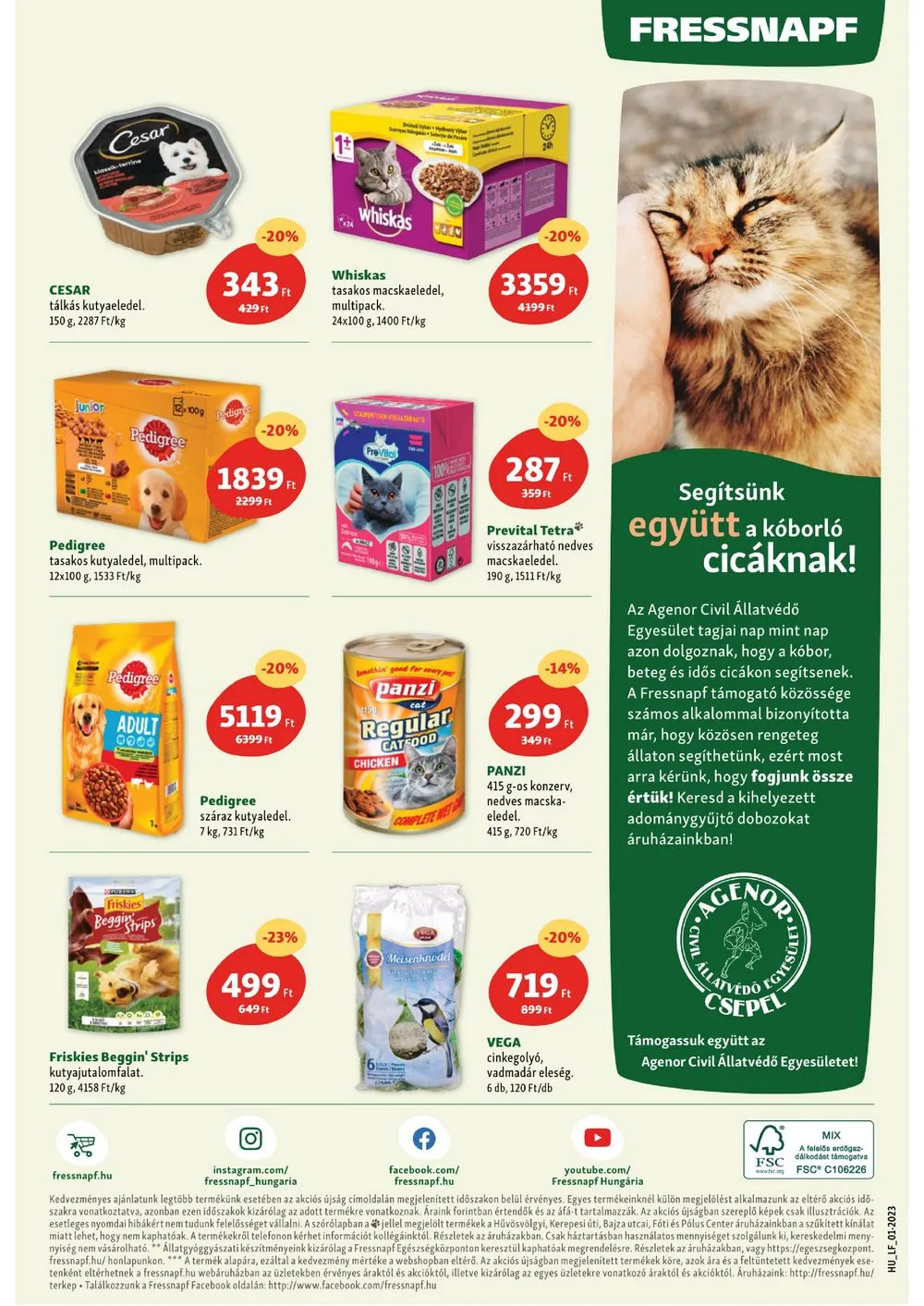 Fressnapf akciós újság 01.12–01.18 – 8. oldal