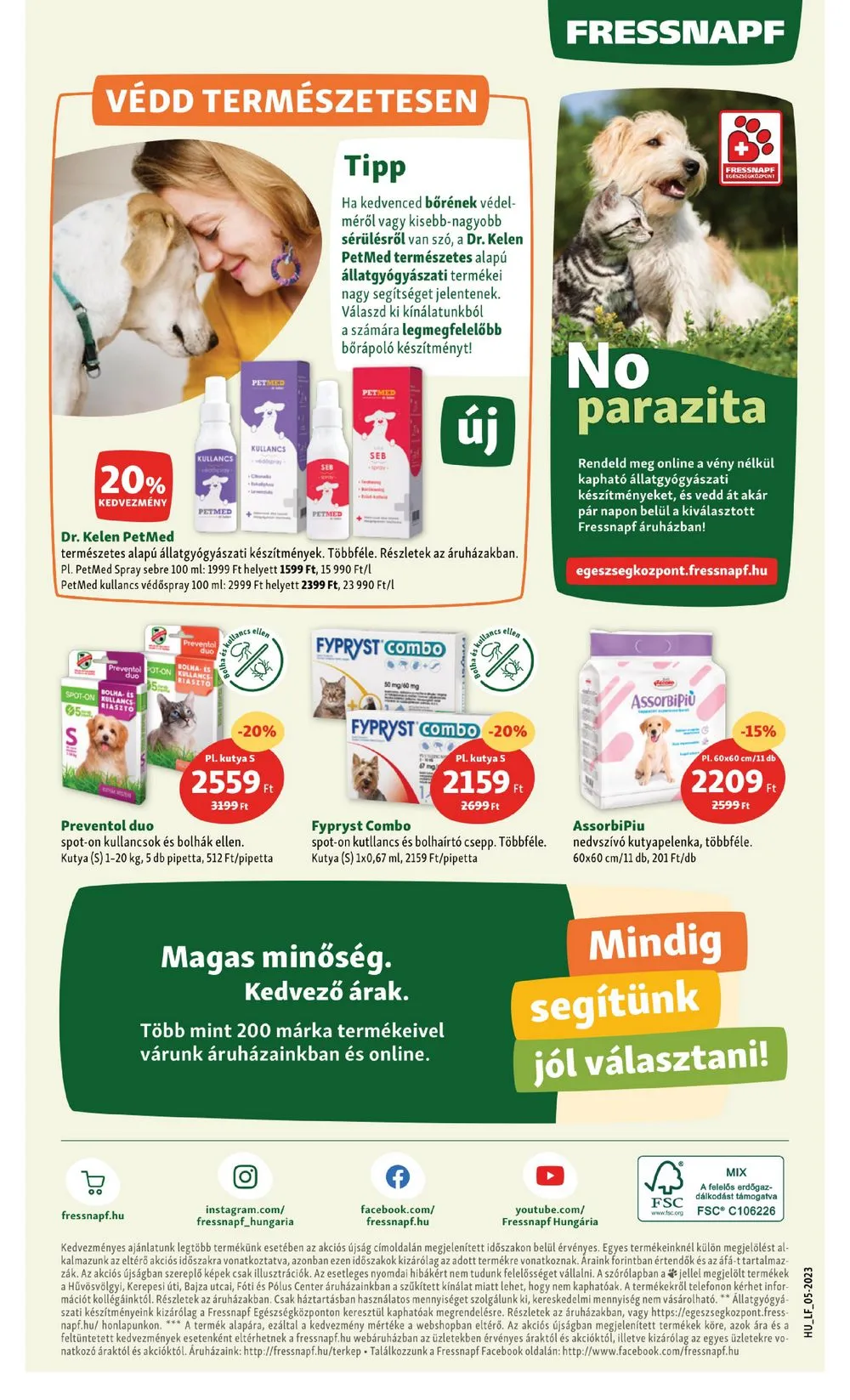 Fressnapf akciós újság 05.11–05.17 – 8. oldal