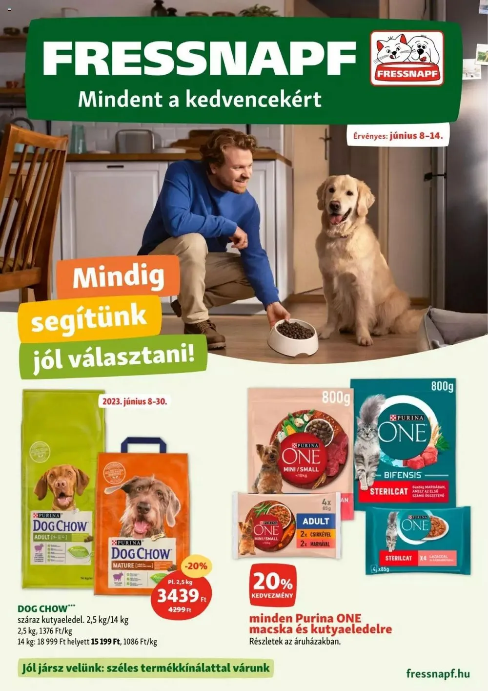Fressnapf akciós újság 06.08–06.14