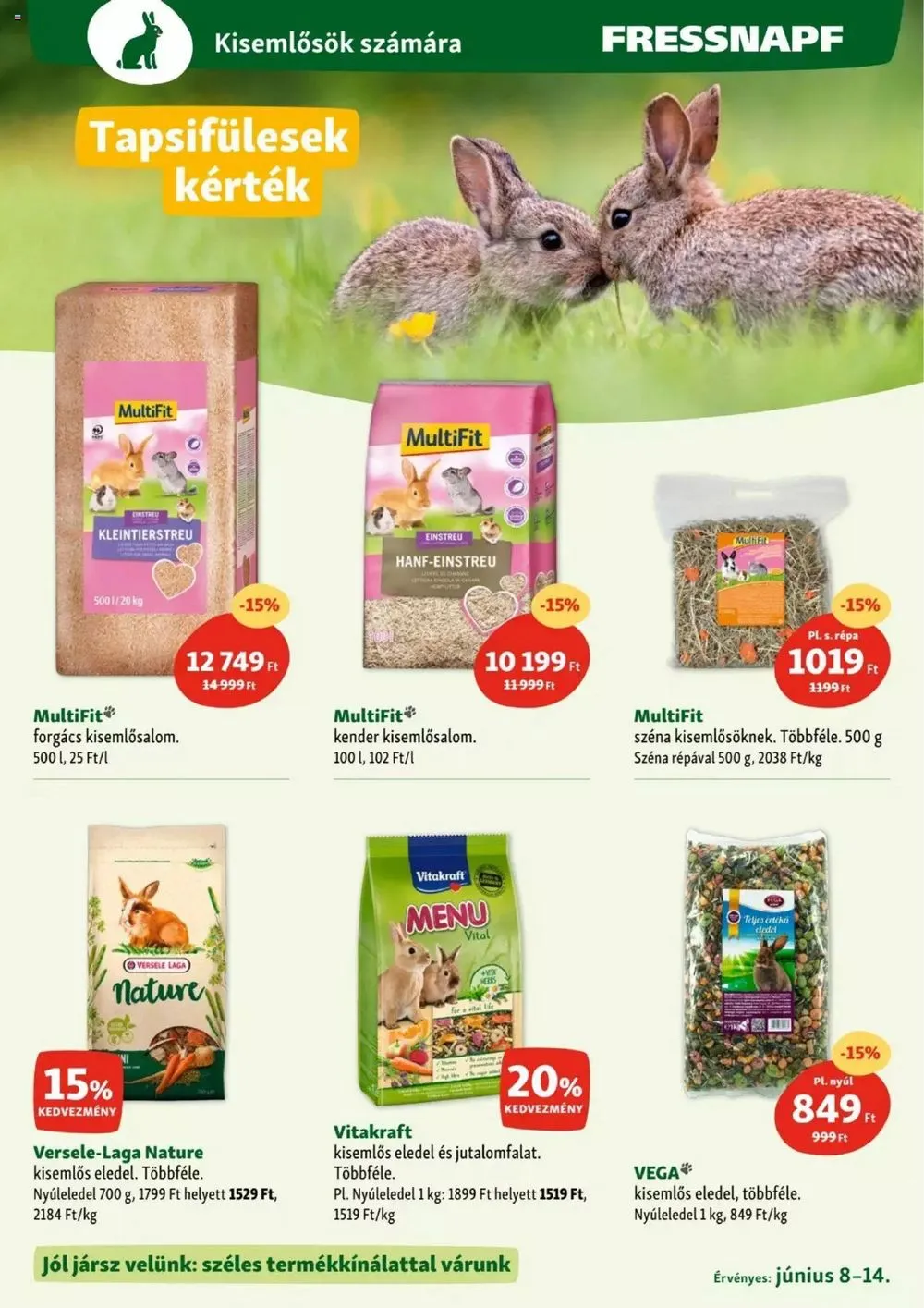 Fressnapf akciós újság 06.08–06.14 – 15. oldal