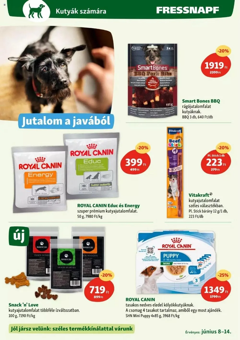 Fressnapf akciós újság 06.08–06.14 – 3. oldal