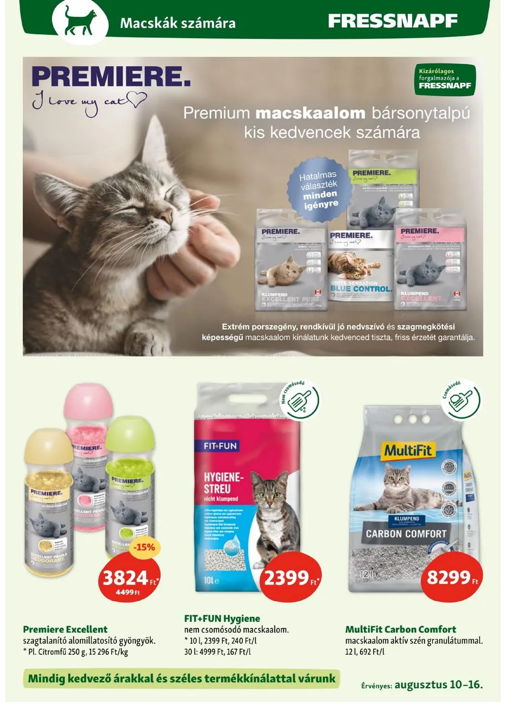 Fressnapf akciós újság 08.10–08.16 – 4. oldal