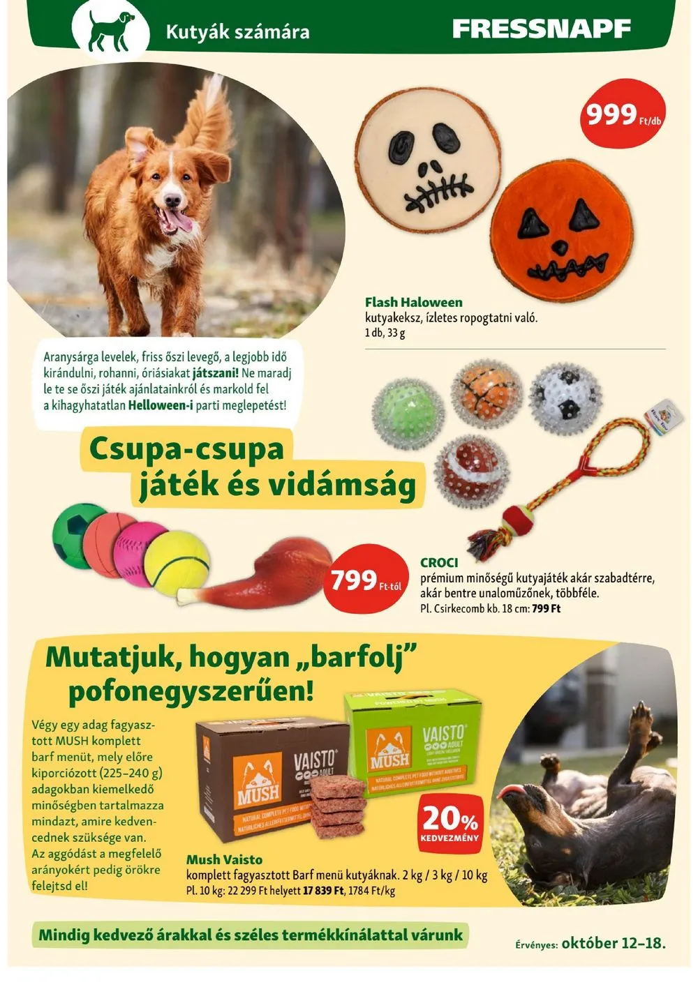 Fressnapf akciós újság 10.12–10.18 – 7. oldal