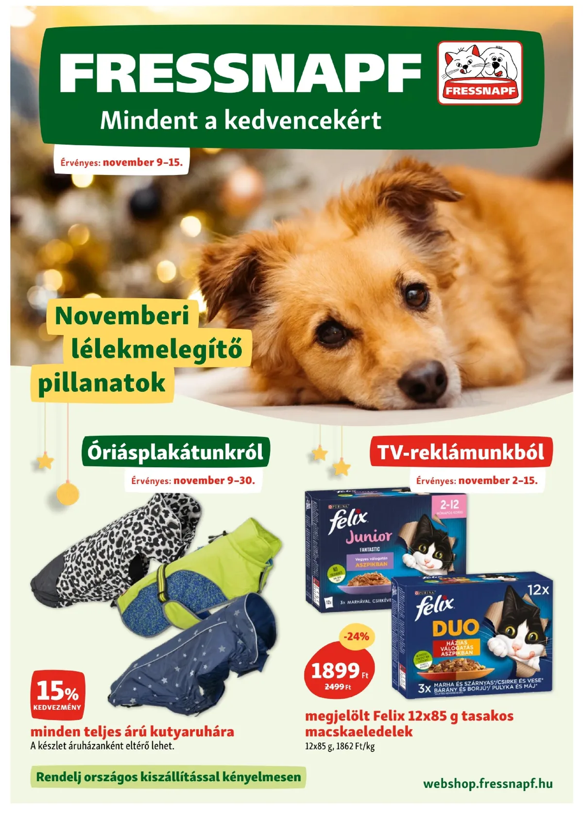 Fressnapf akciós újság 11.09–11.15