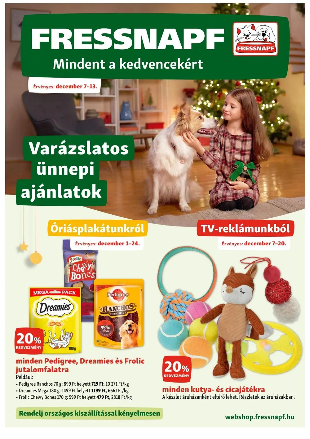 Fressnapf akciós újság 12.07–12.13
