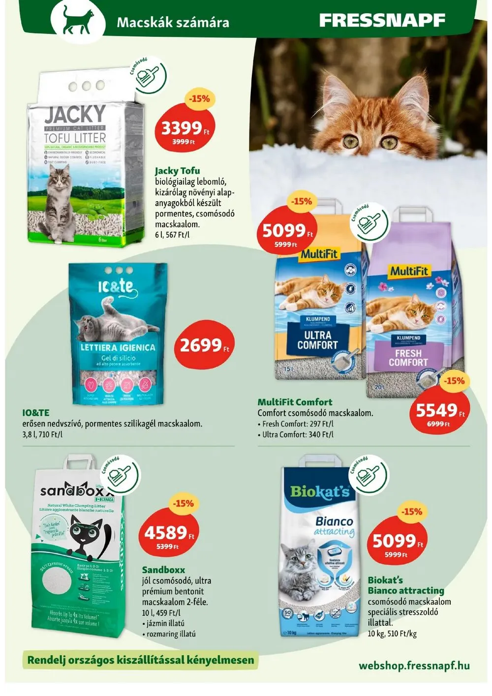 Fressnapf akciós újság 01.11–01.17 – 12. oldal