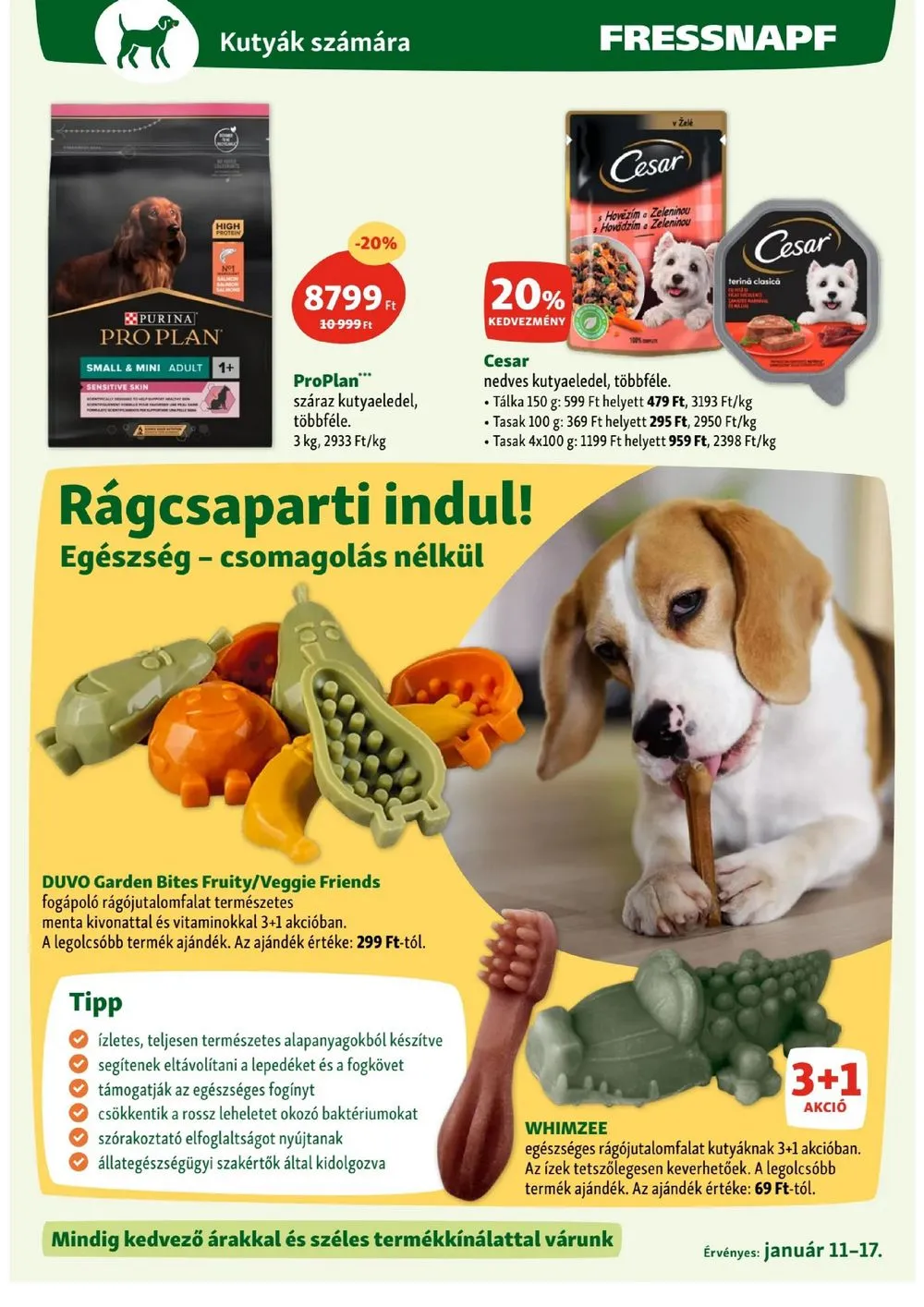 Fressnapf akciós újság 01.11–01.17 – 3. oldal