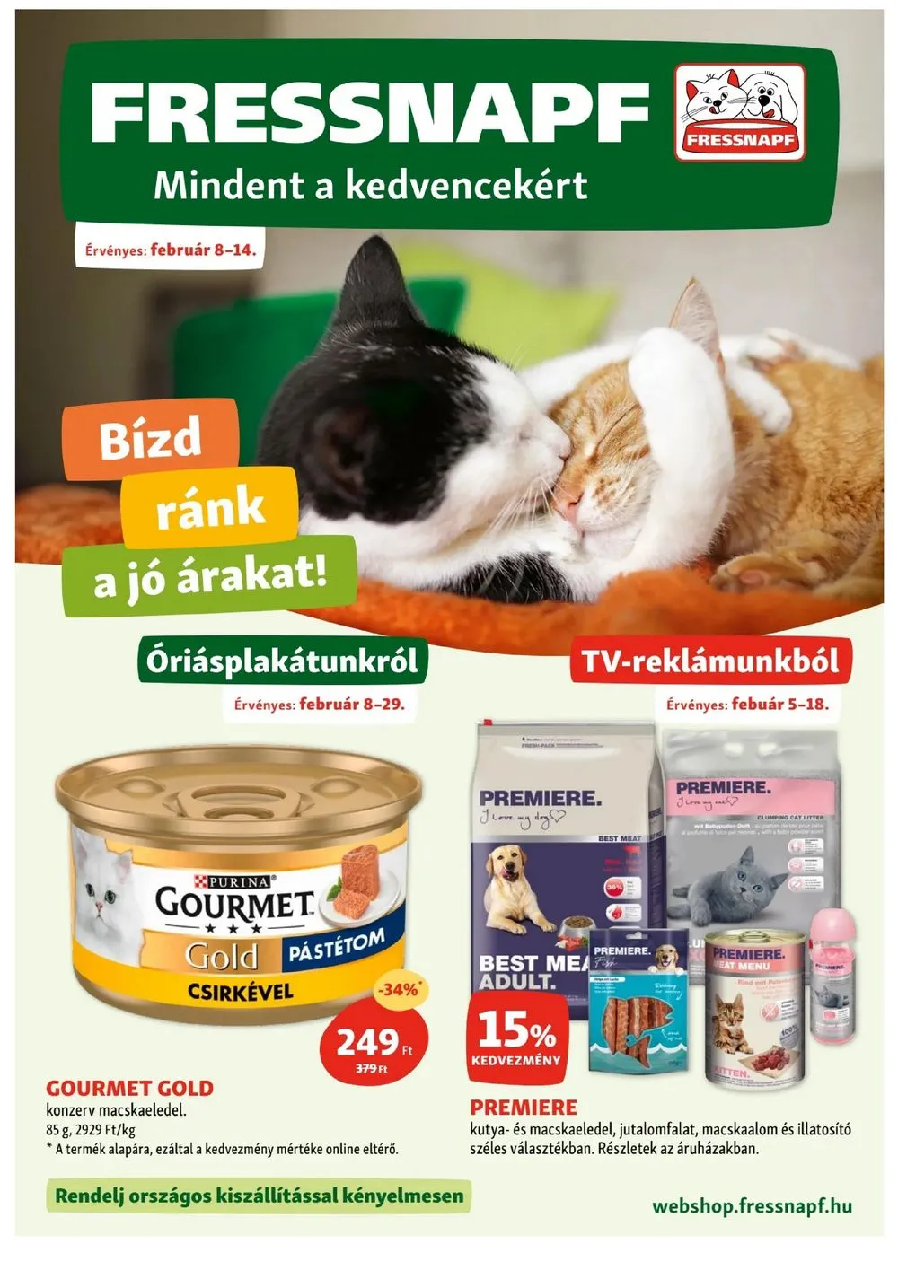 Fressnapf akciós újság 02.08–02.14