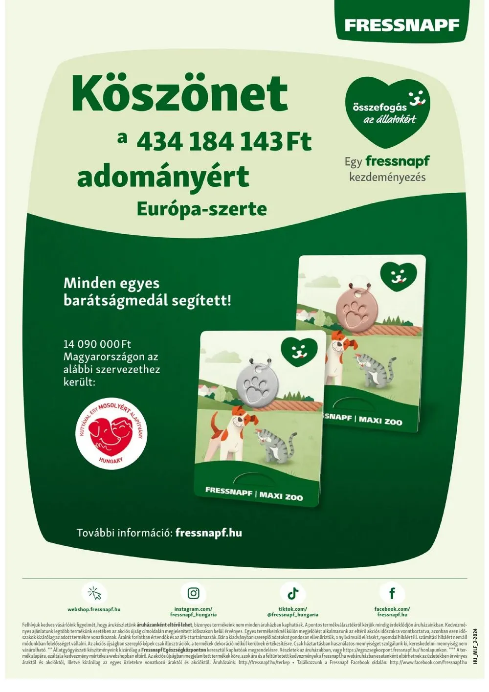Fressnapf akciós újság 02.08–02.14 – 16. oldal