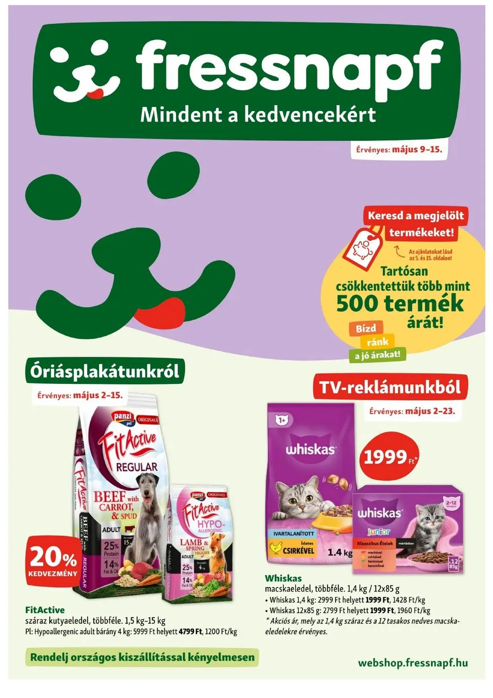 Fressnapf akciós újság 05.09–05.15