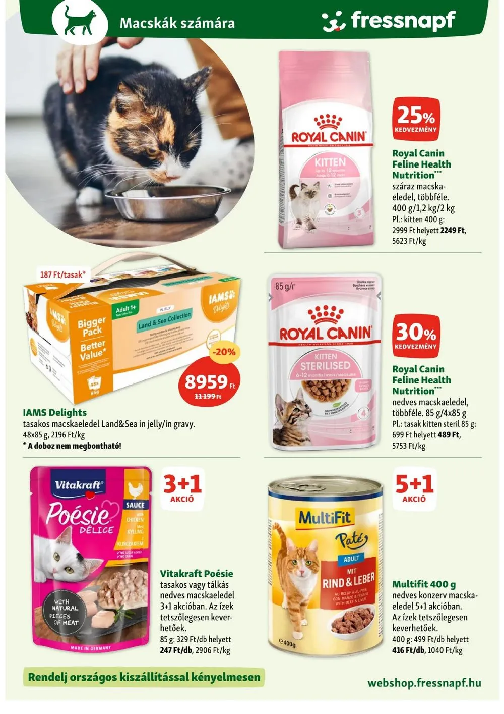 Fressnapf akciós újság 05.09–05.15 – 12. oldal