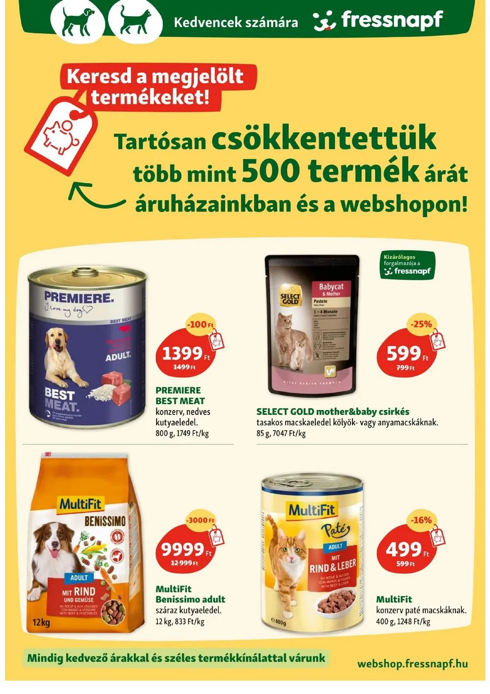 Fressnapf akciós újság 07.04–07.10 – 3. oldal