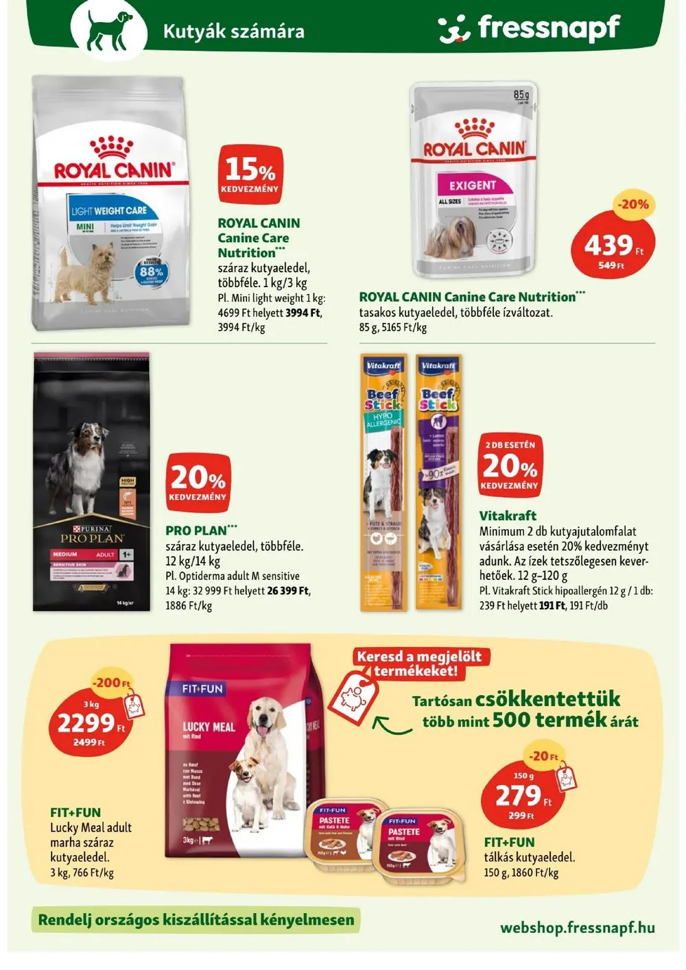 Fressnapf akciós újság 07.04–07.10 – 6. oldal