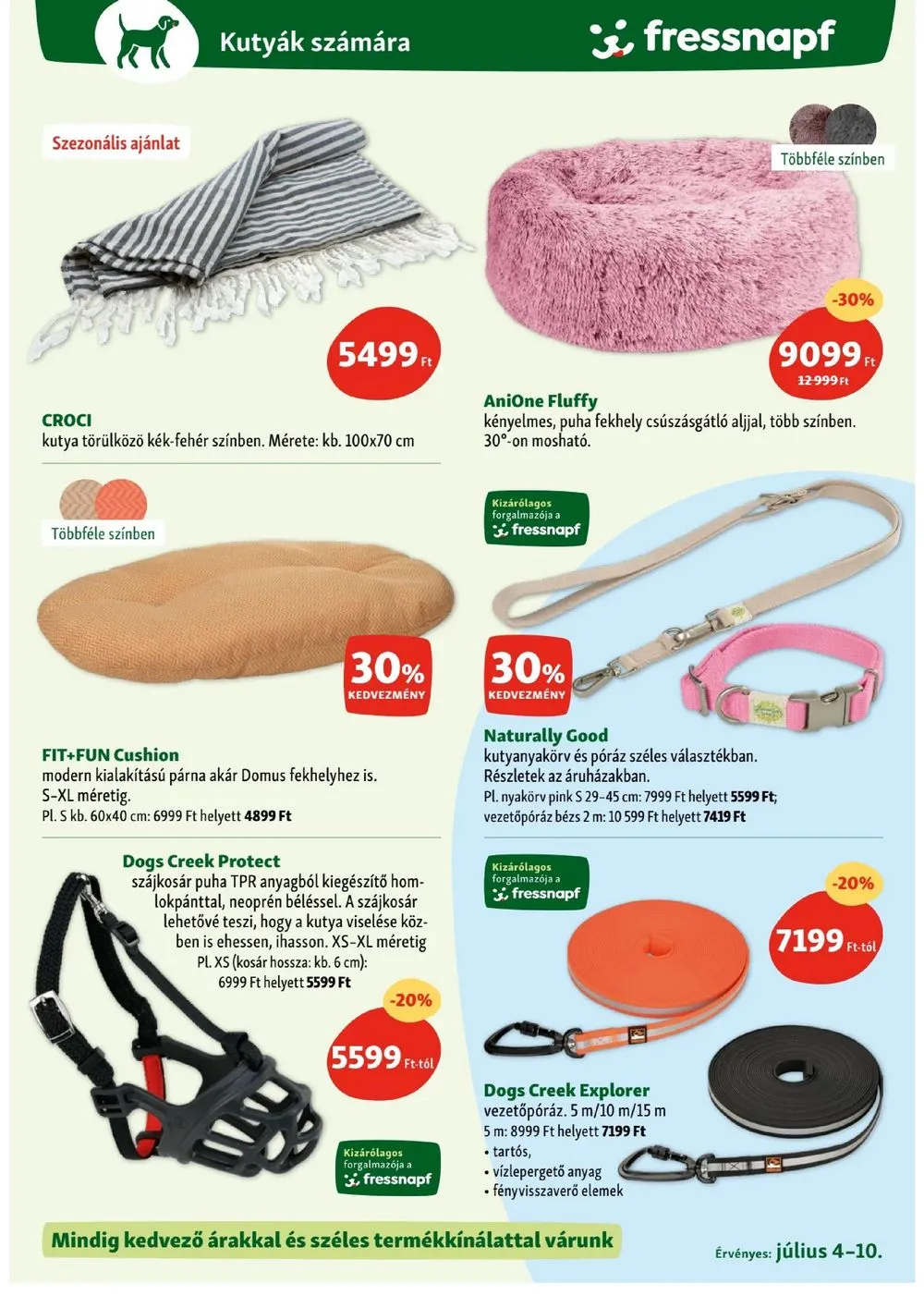 Fressnapf akciós újság 07.04–07.10 – 9. oldal