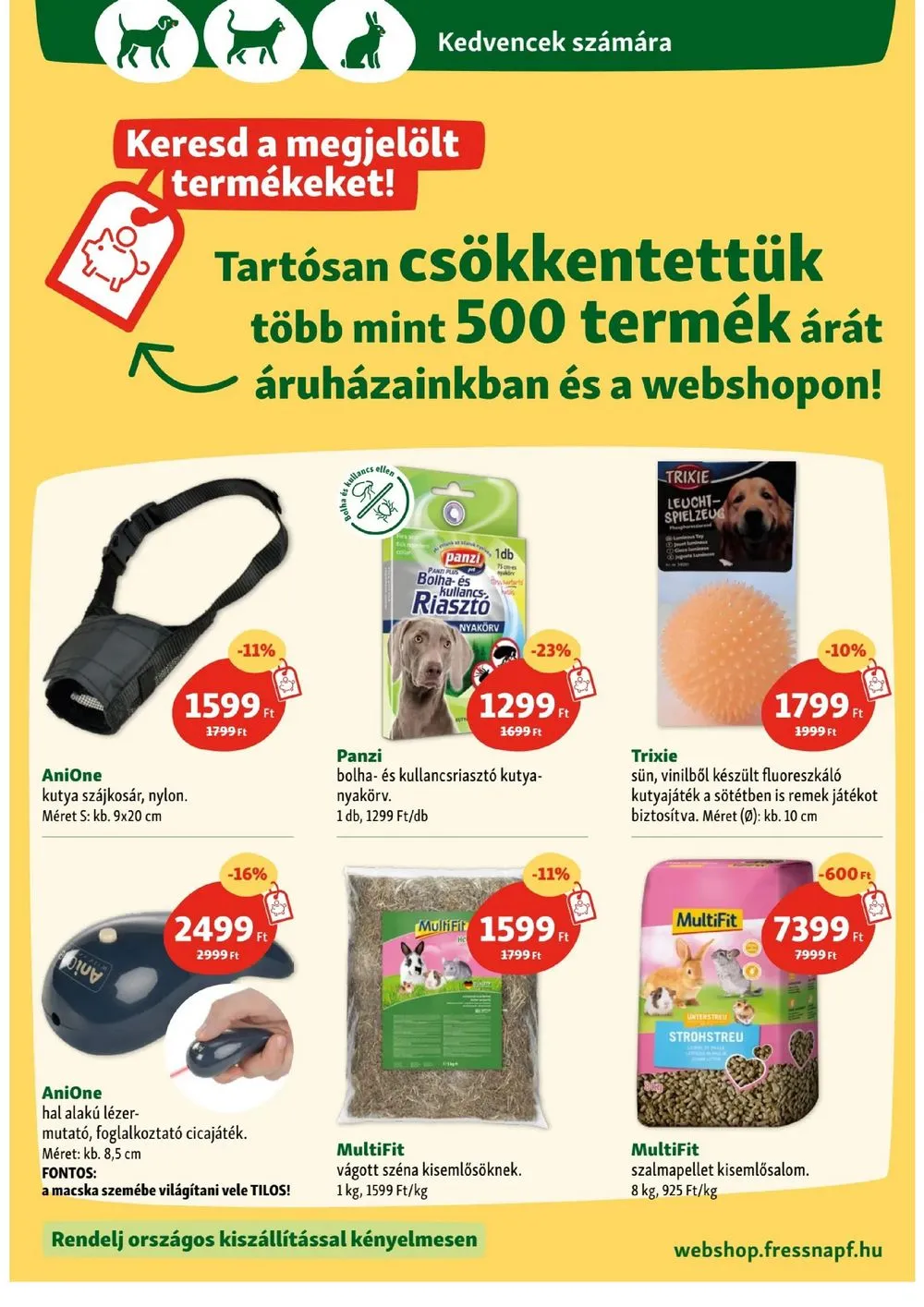 Fressnapf akciós újság 08.08–08.14 – 4. oldal
