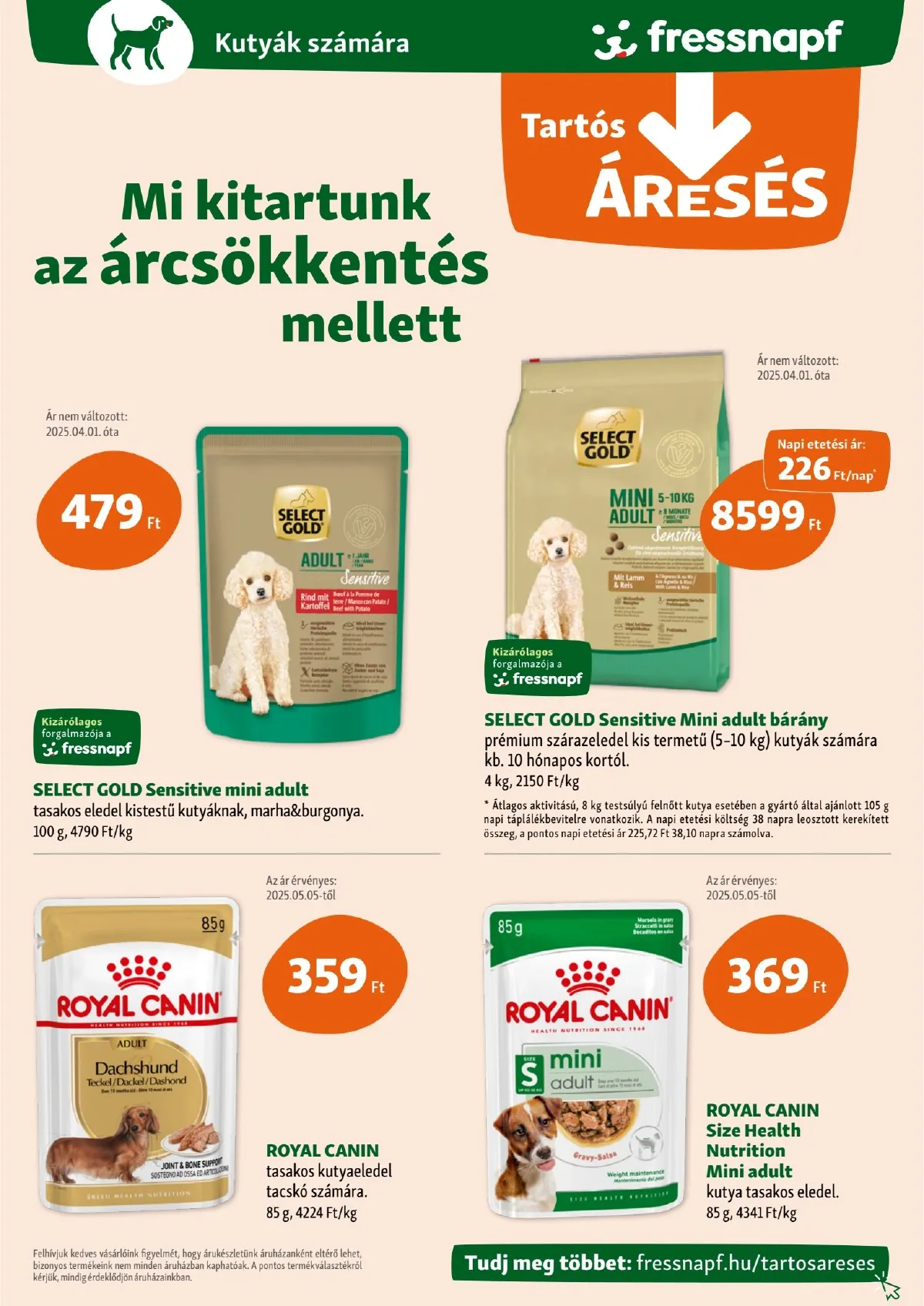 Fressnapf akciós újság 08.07–08.13 – 3. oldal
